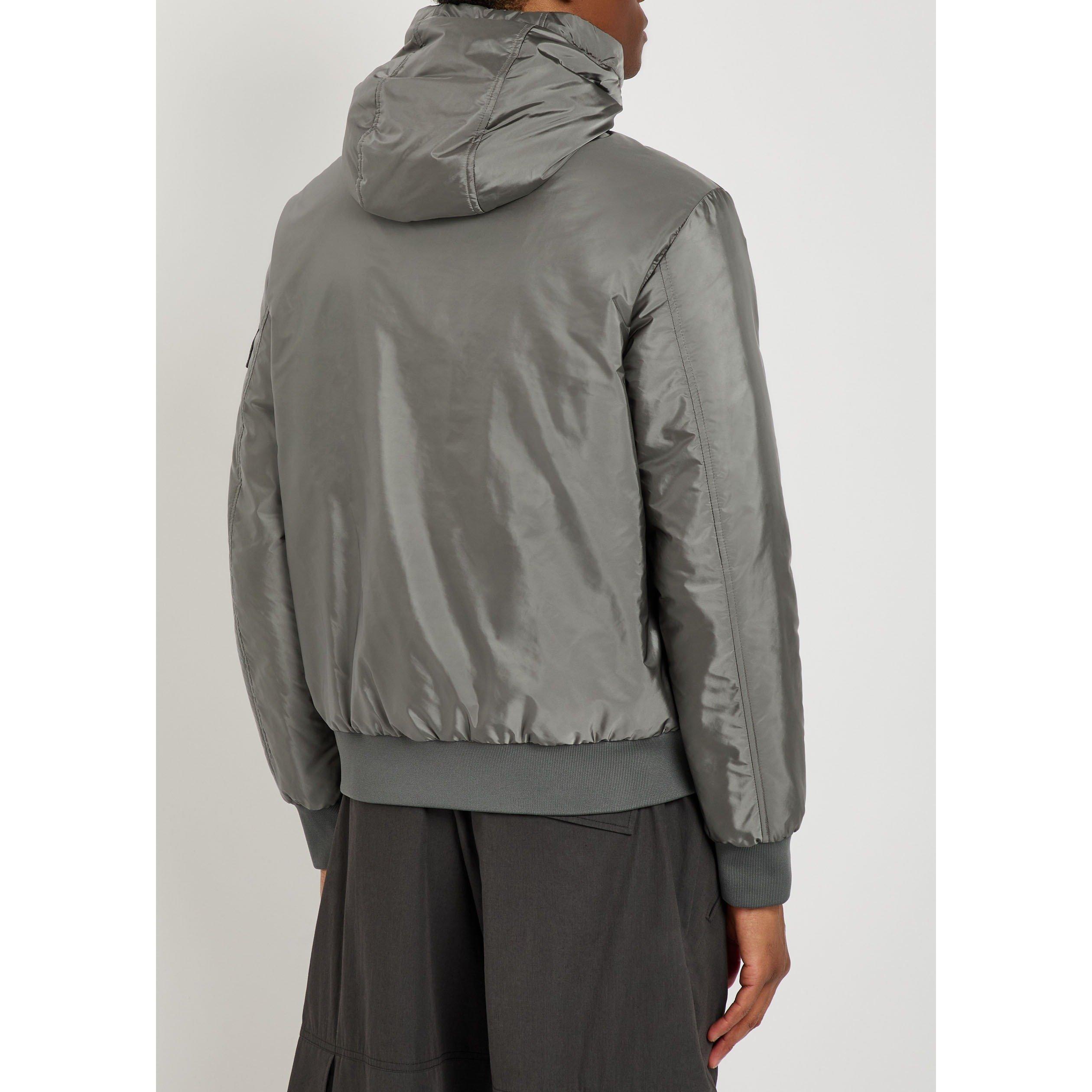 GREY - Moncler - MON POILIOT CP NYL HOOD JKT - 3