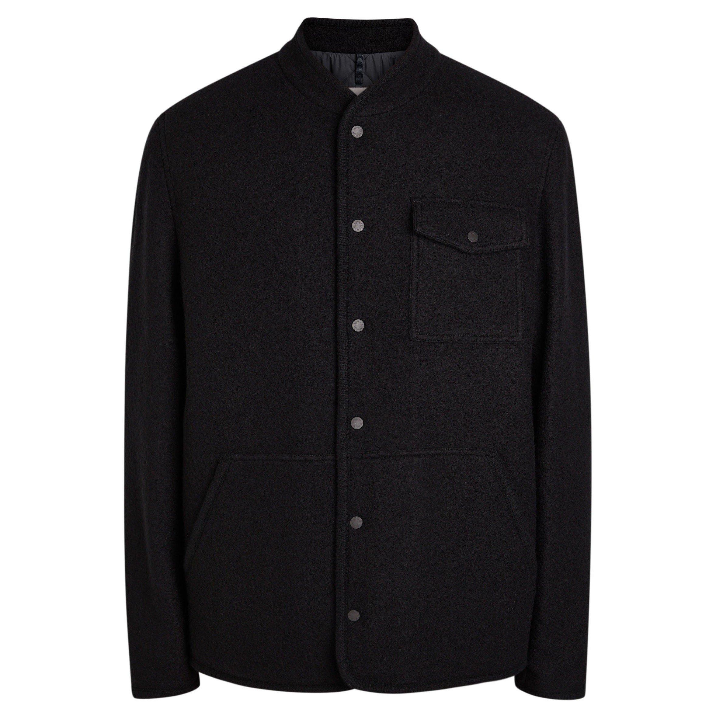 BLACK - Moncler - Men's Boiled Wool Overshirt - 1