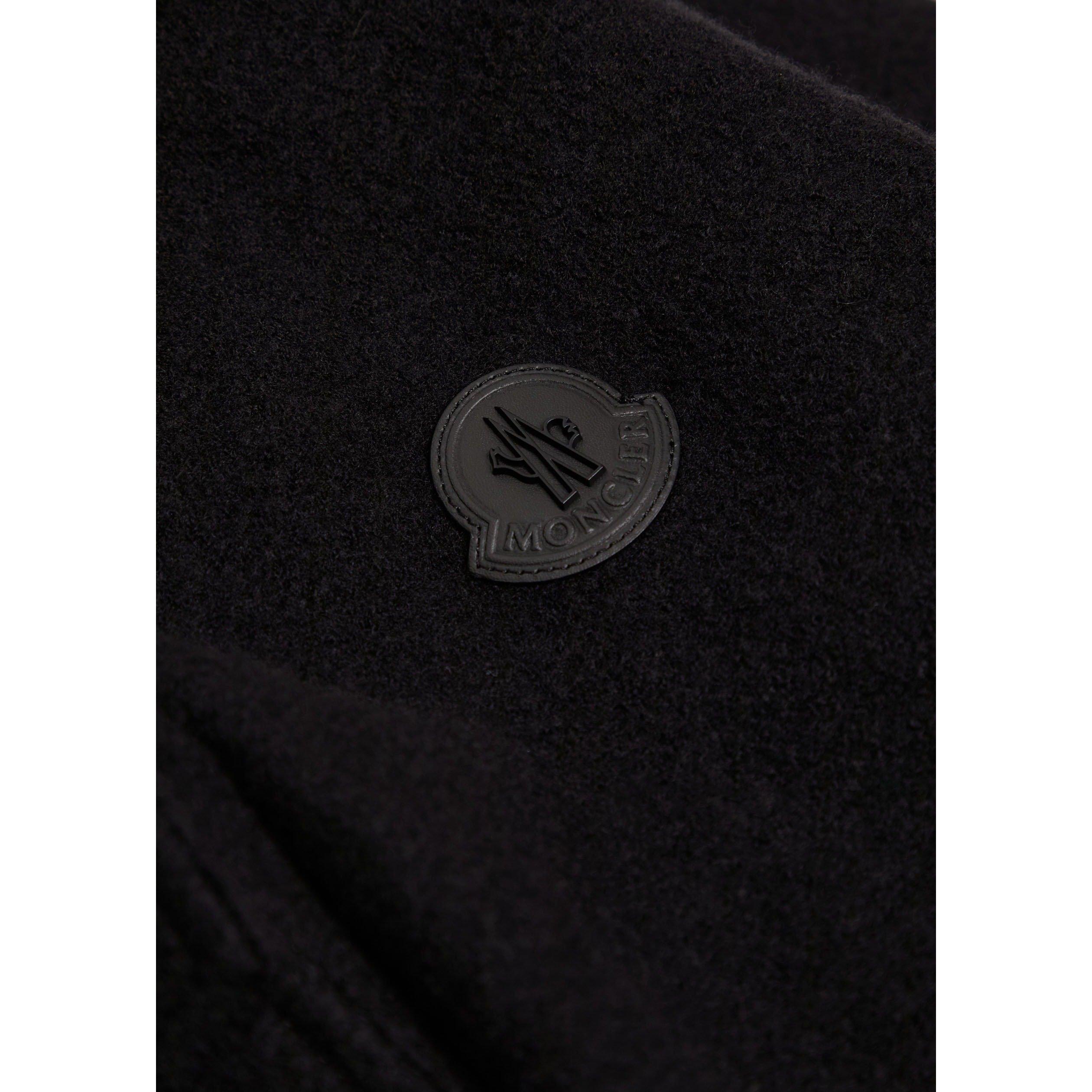 BLACK - Moncler - Men's Boiled Wool Overshirt - 4