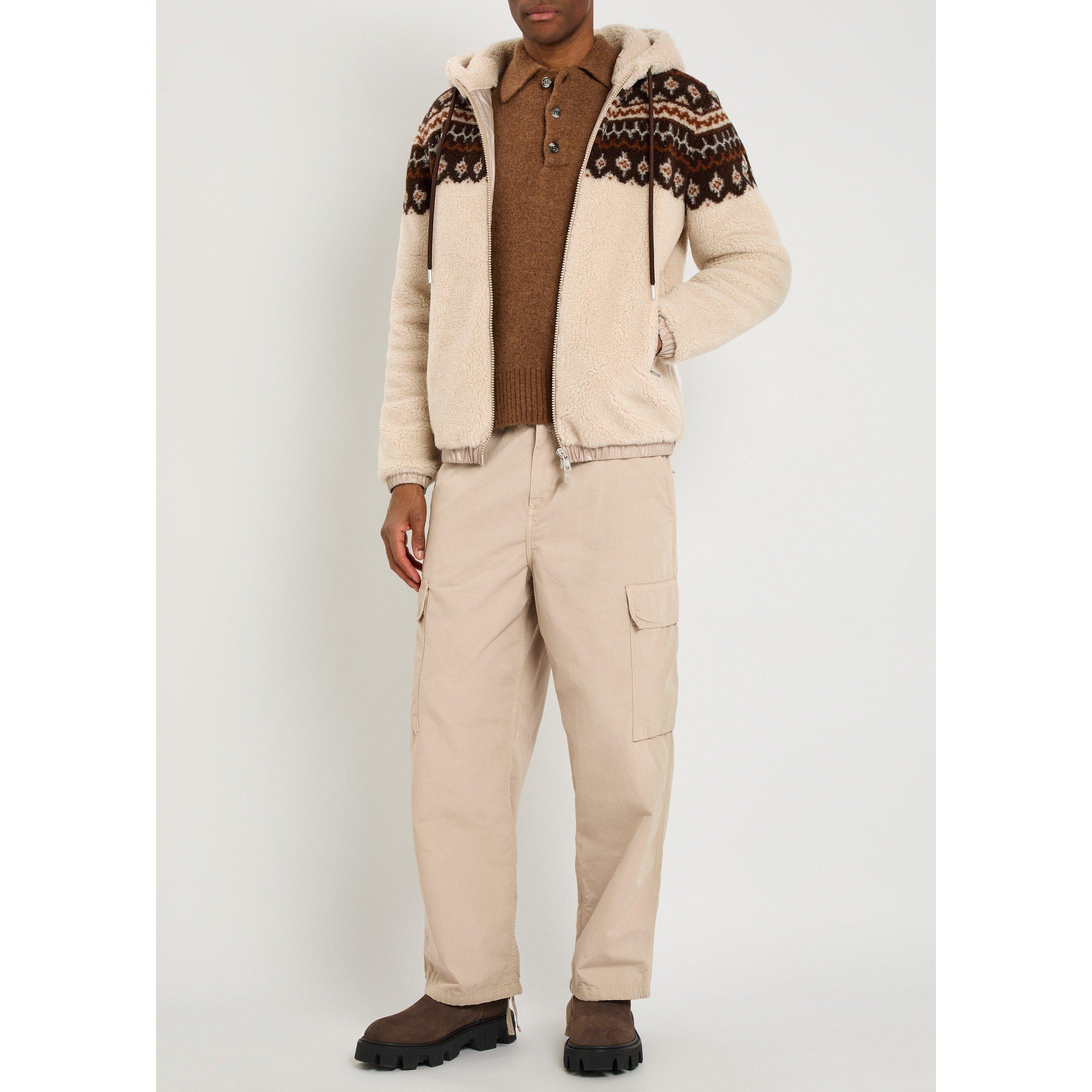ECRU - Moncler - MON CP TEDDY FLEECE JKT - 5
