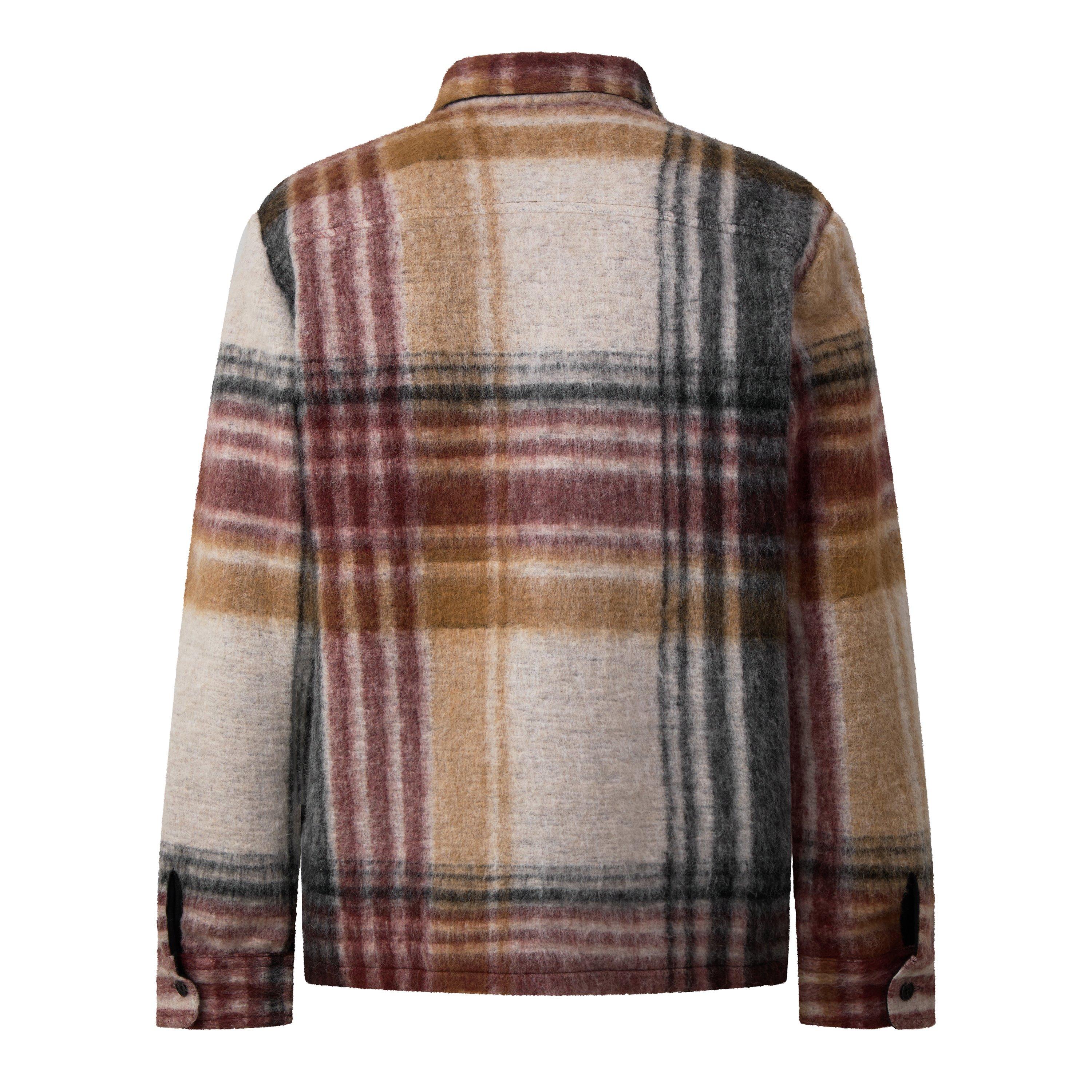 BEIGE - Wax London - Men's Nolan Wool Check Overshirt - 2