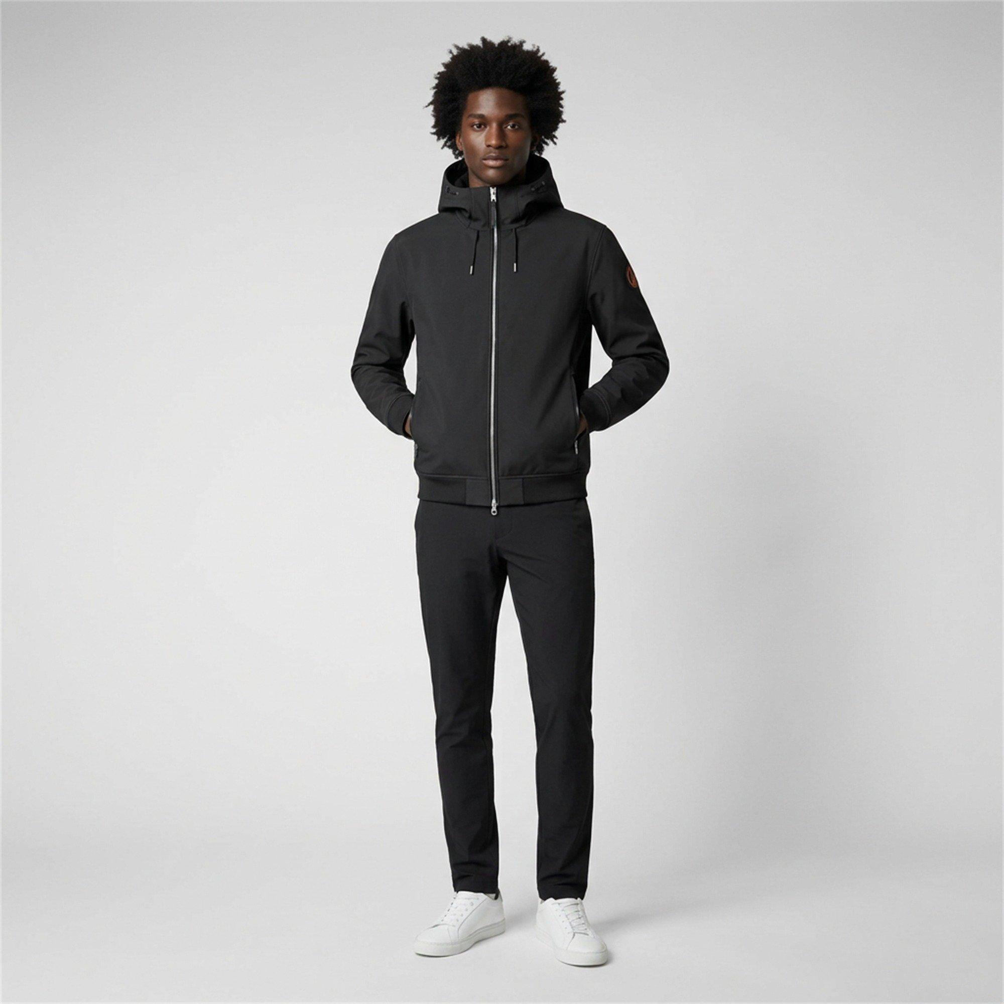 Black - Arctic Army - Men's Bathurst Hooded Long Sleeve Softshell Jacket - 7