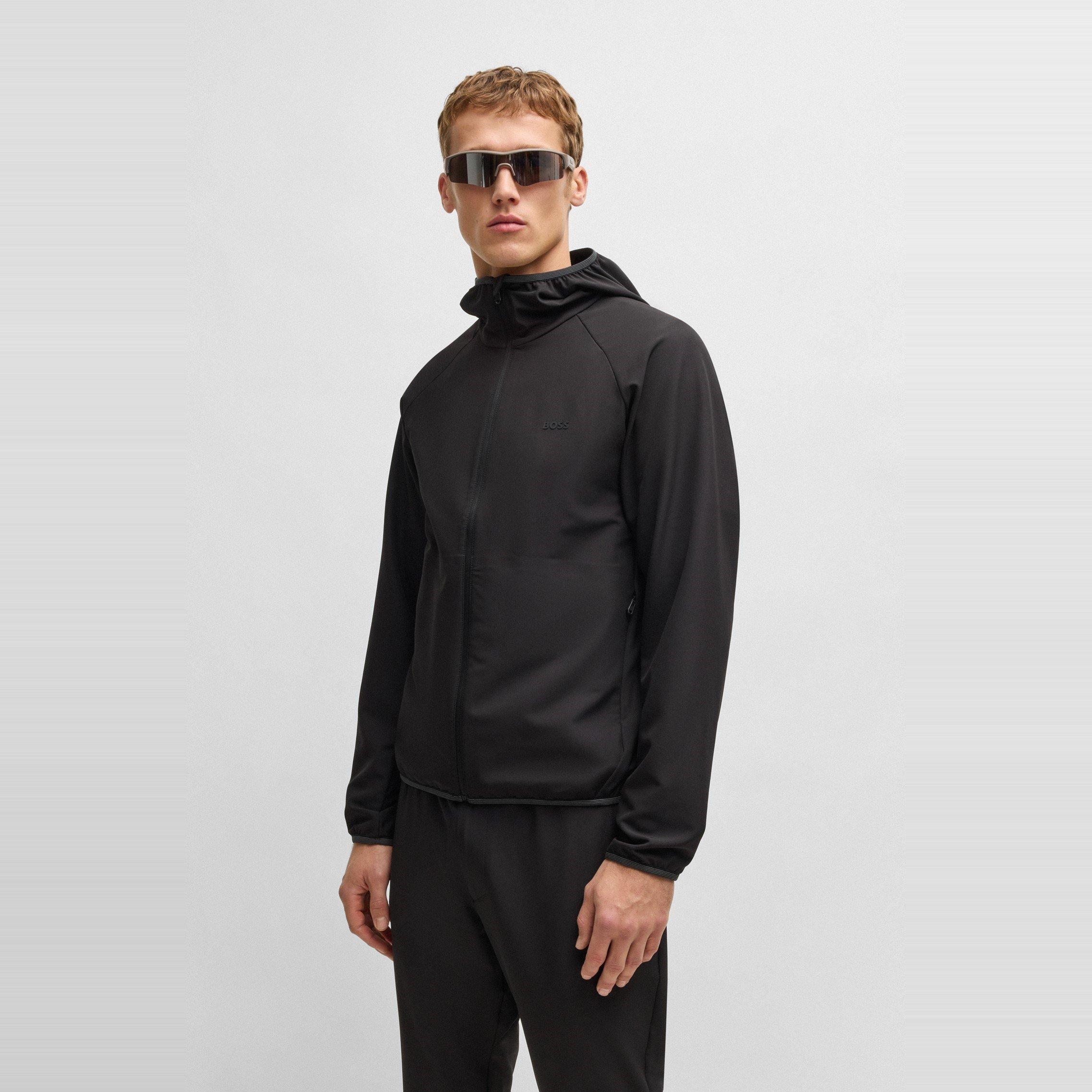 Black - Boss - Men's Commuter  Green Softshell Jacket - 2