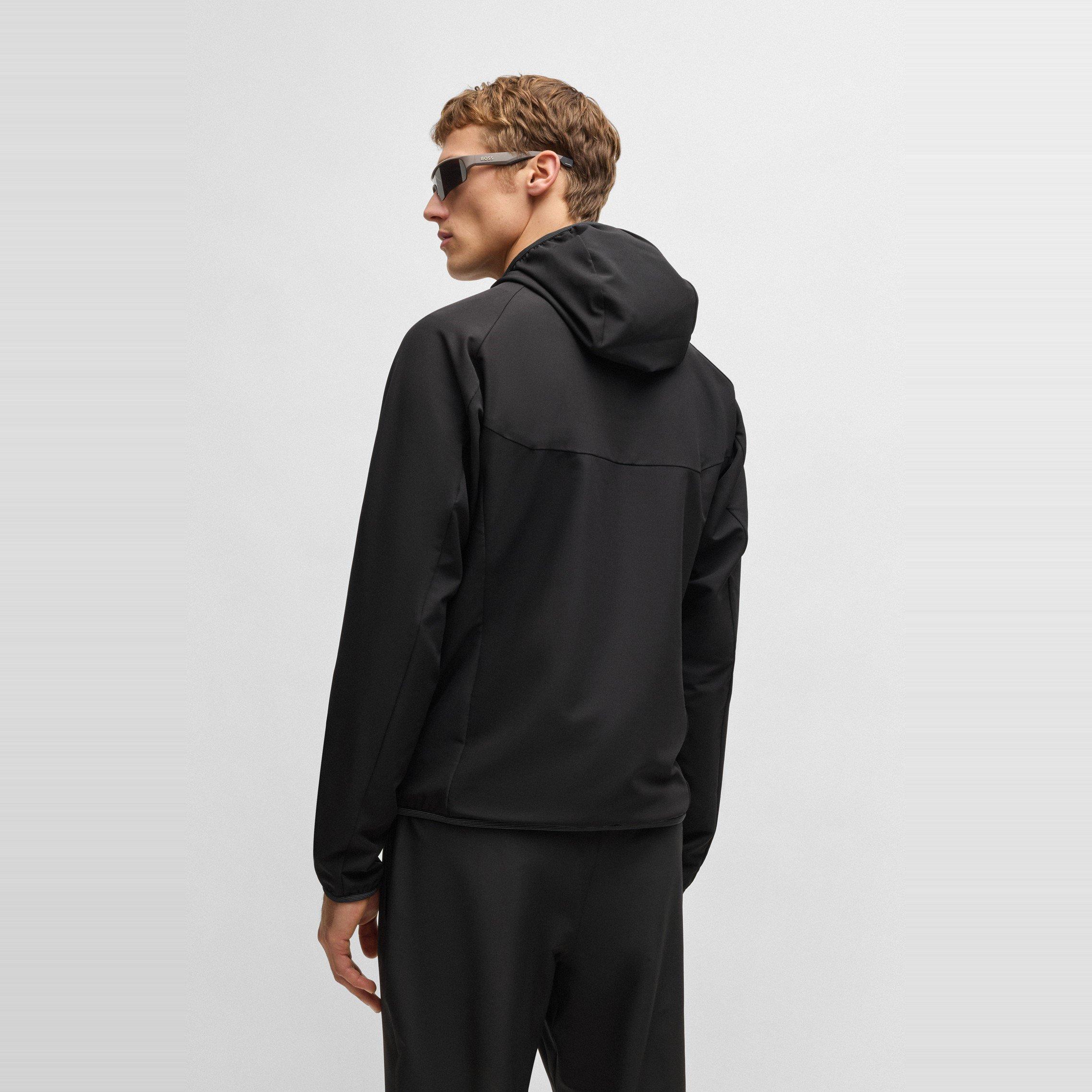 Black - Boss - Men's Commuter  Green Softshell Jacket - 3