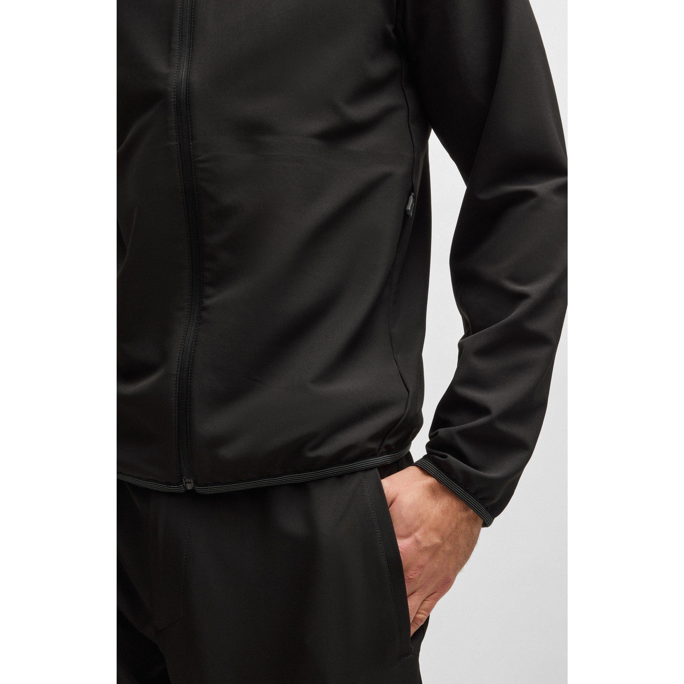 Black - Boss - Men's Commuter  Green Softshell Jacket - 4