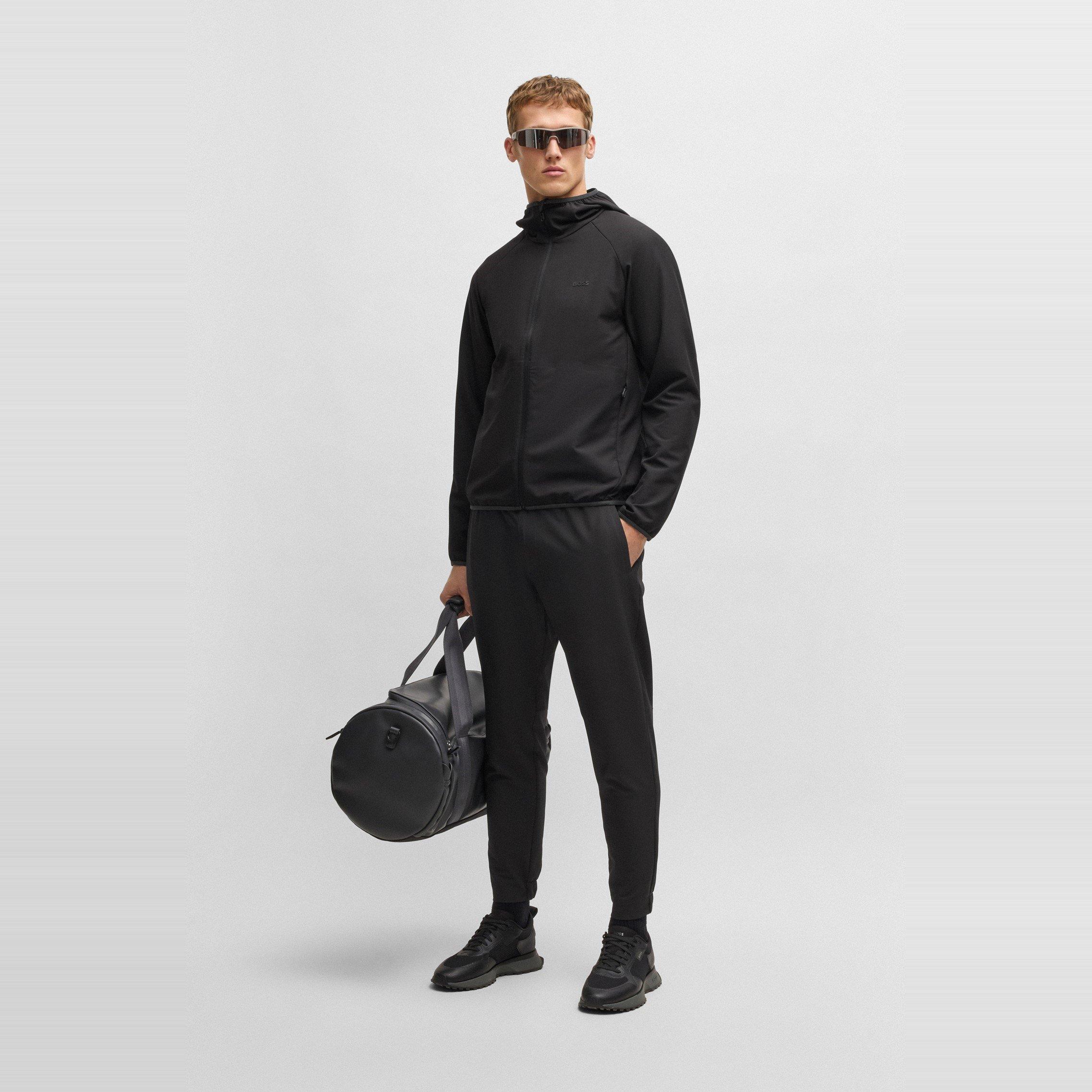 Black - Boss - Men's Commuter  Green Softshell Jacket - 6