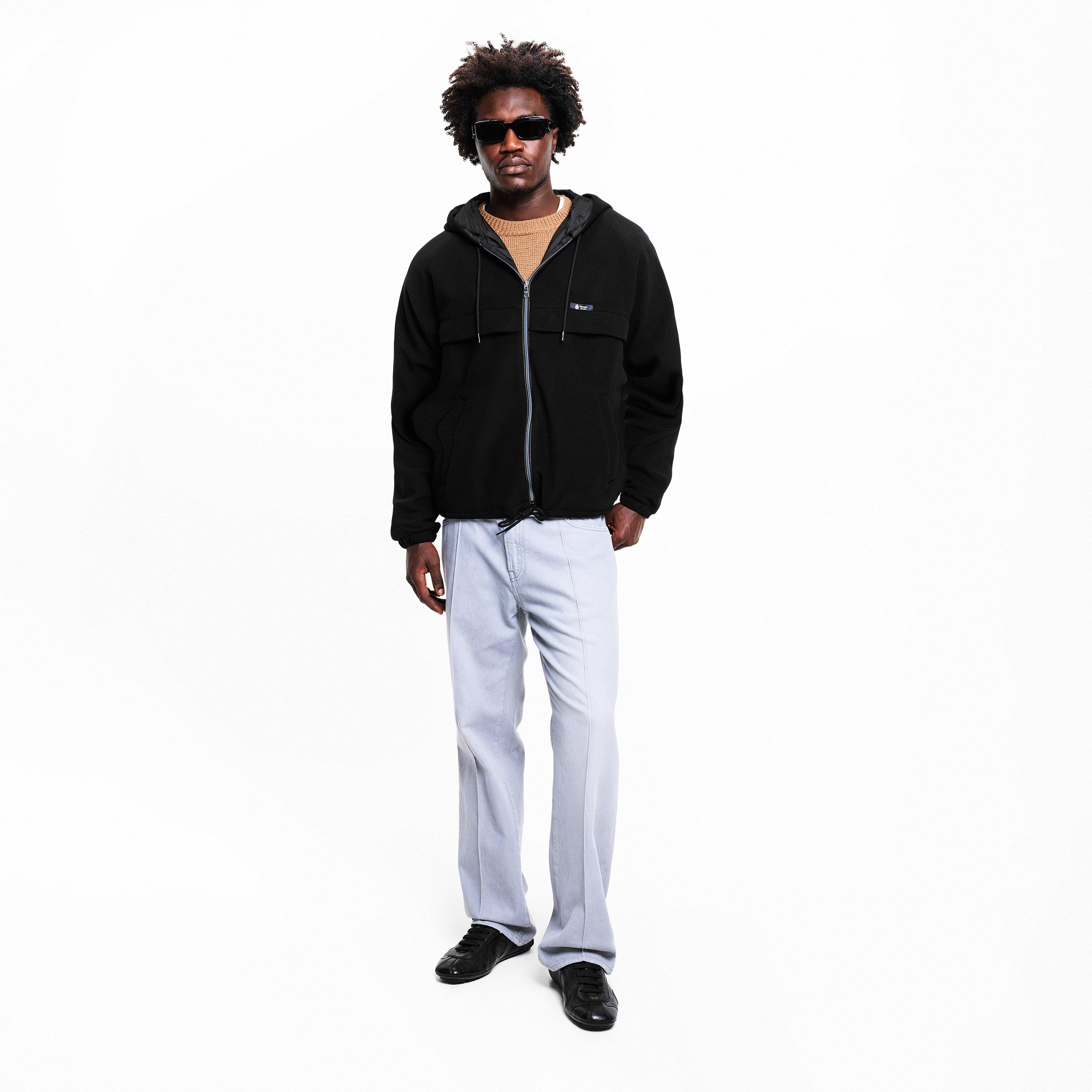 Prada Men's Hooded Zip Softshell Jacket | Cruise Fashion