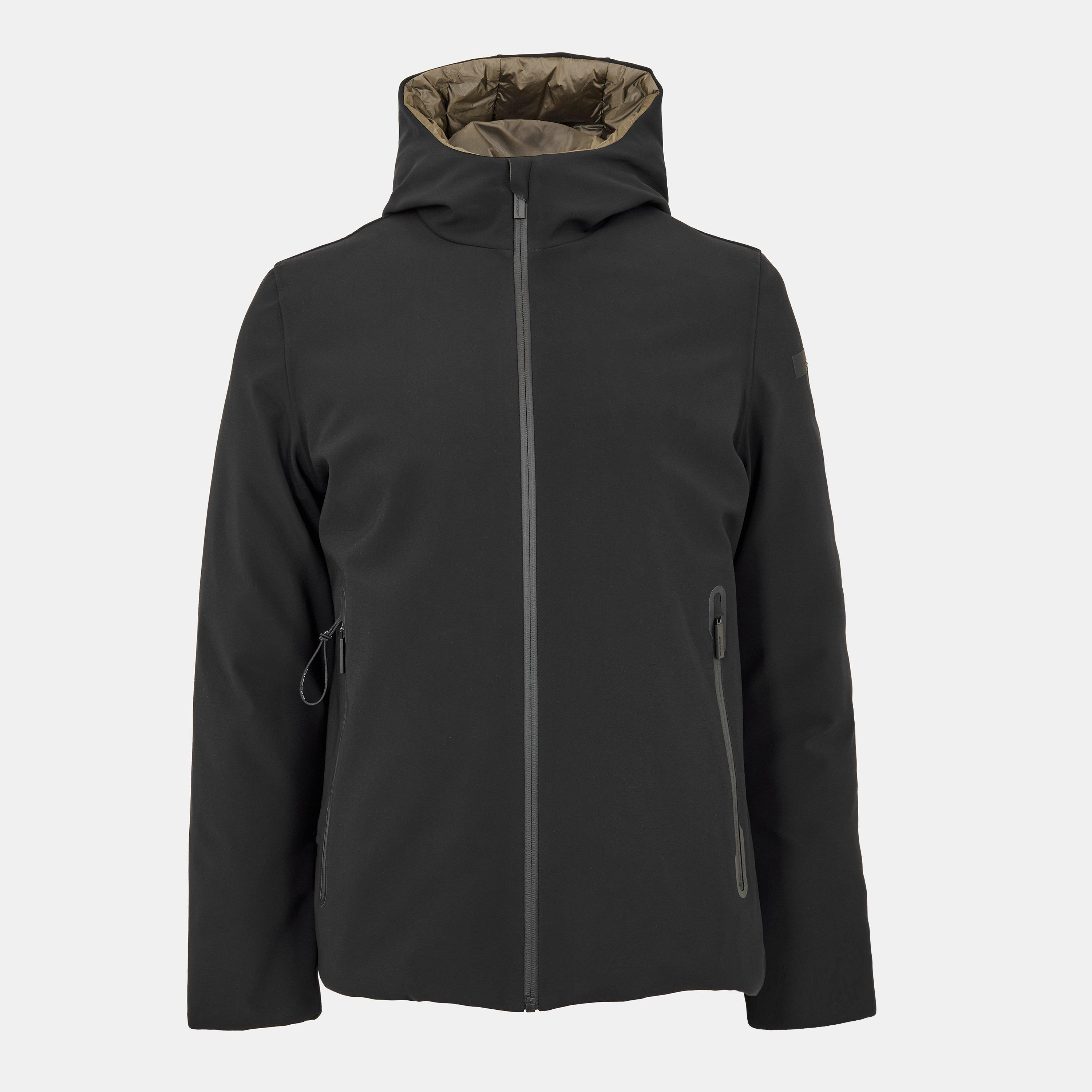 Black - Roberto Ricci Designs - Men's Surflex Water Repellent Wind Resistant Softshell Jacket - 1