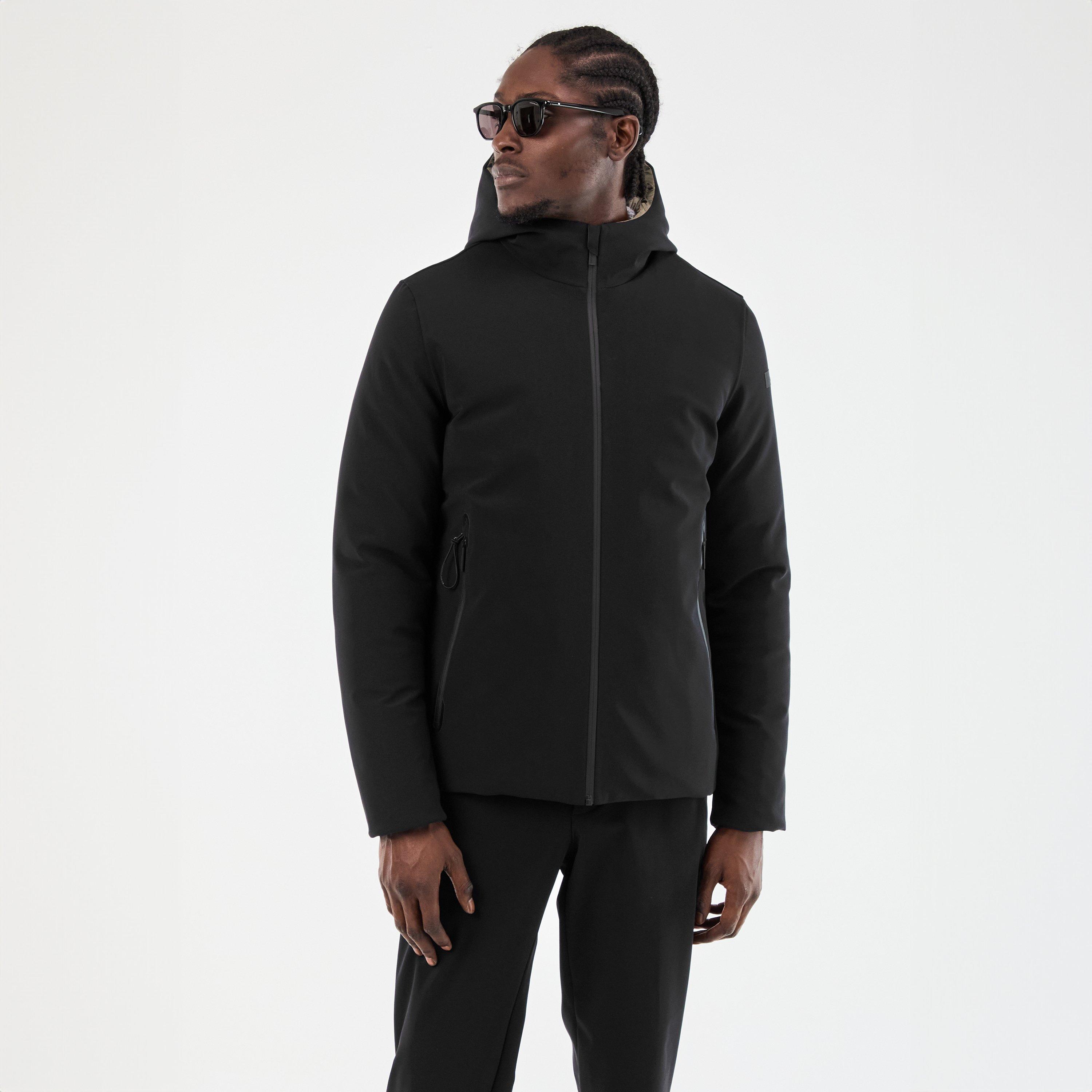 Black - Roberto Ricci Designs - Men's Surflex Water-Repellent Wind-Resistant Softshell Jacket - 3