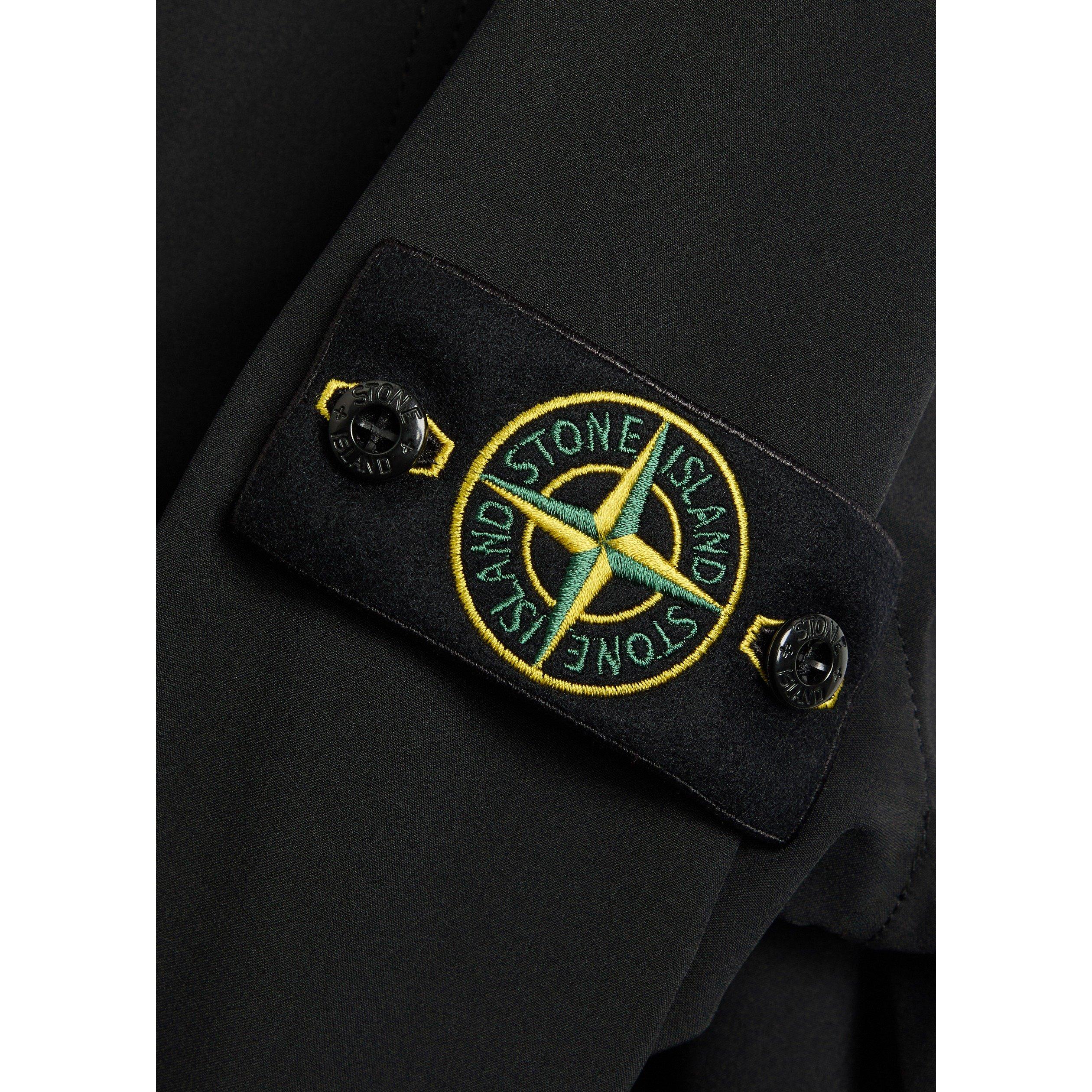 Black V0029 - Stone Island - SI SOFT SHELL HOODED JACKET - 4