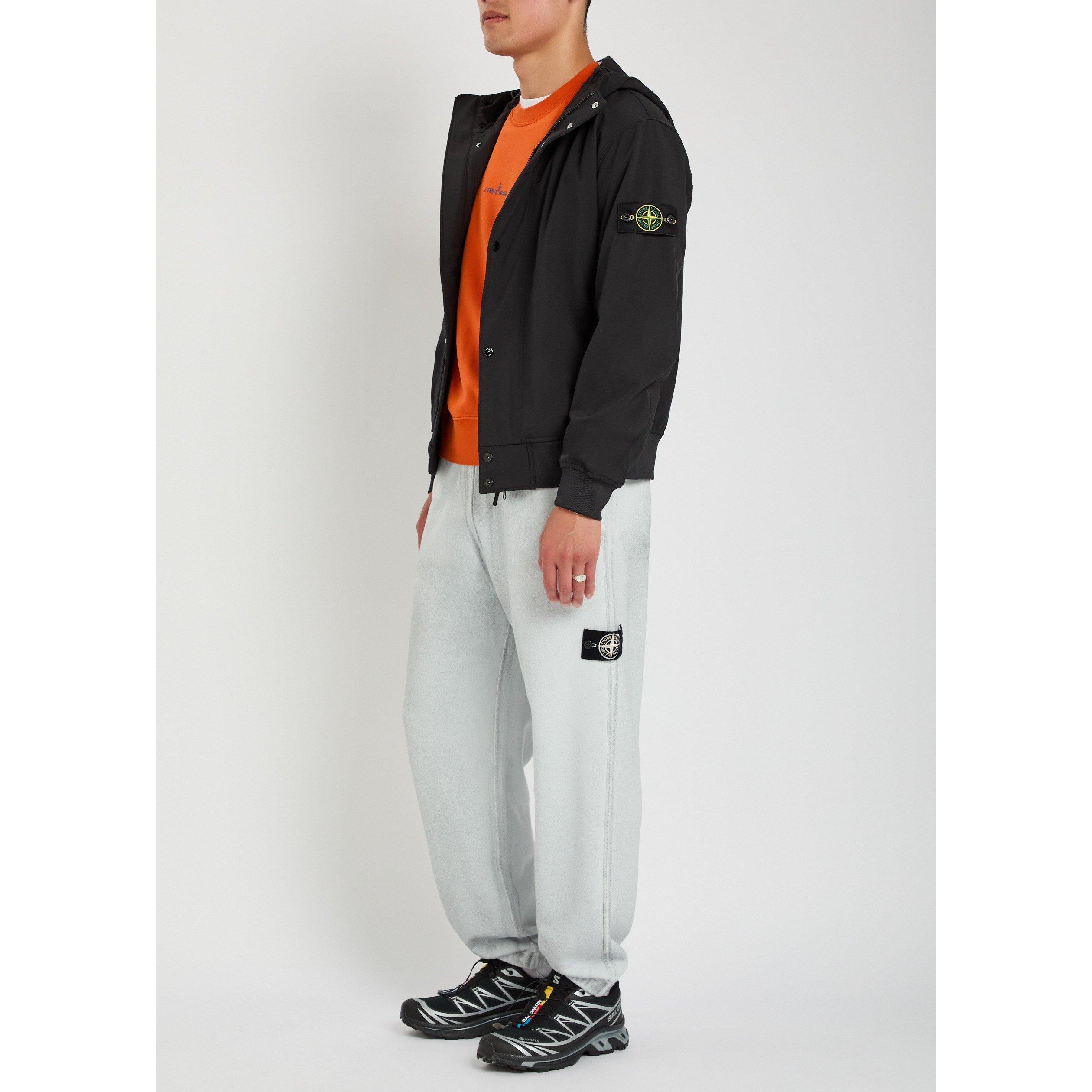 Black V0029 - Stone Island - SI SOFT SHELL HOODED JACKET - 5