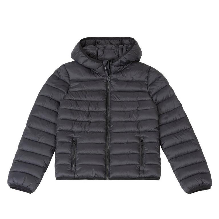 Negro - SoulCal - Cozy  Junior Bubble Hooded Jacket - 1