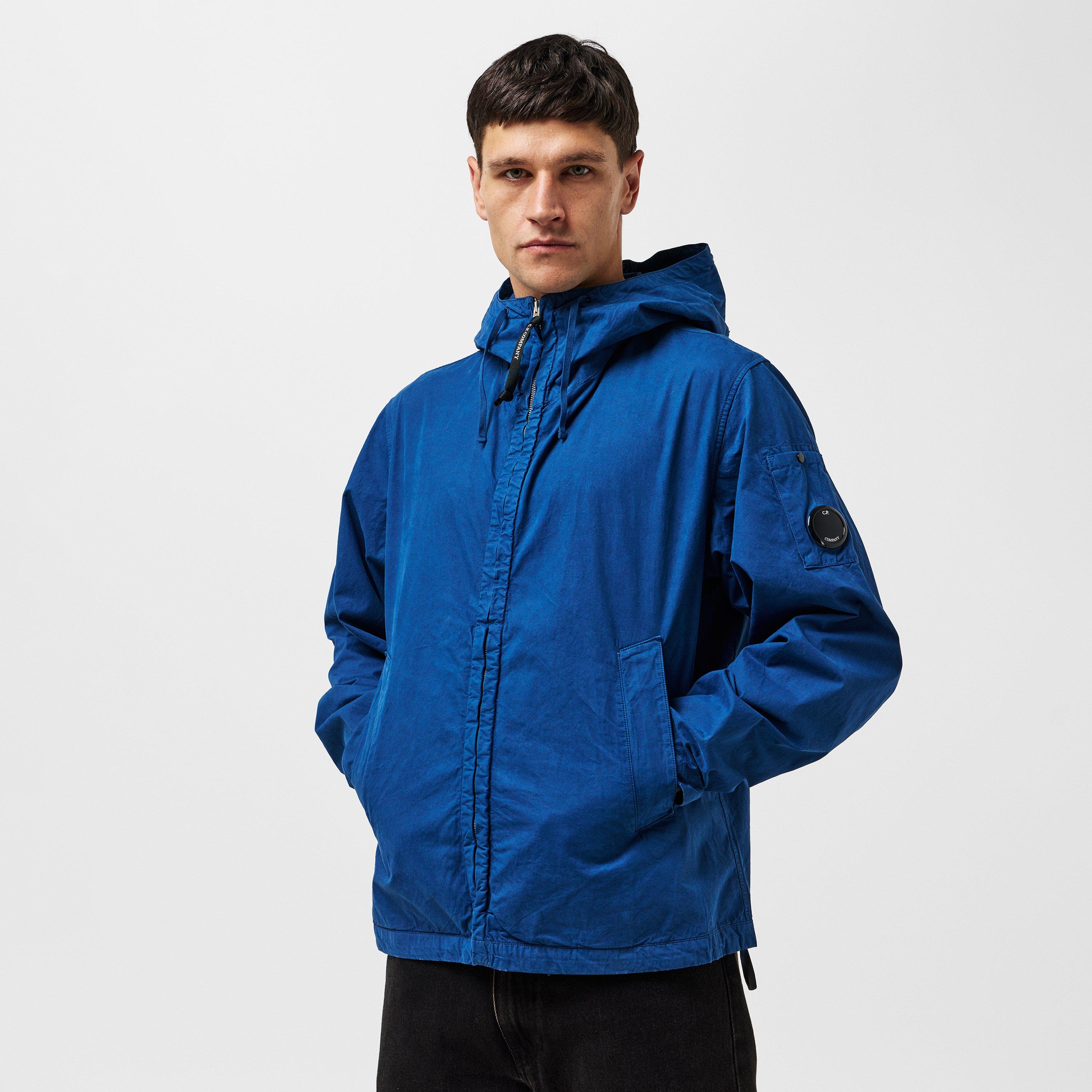 Oceana 893 - CP Company - Men's  Garment Dyed Cotton Hooded Full Zip Long Sleeve Overshirt - 3