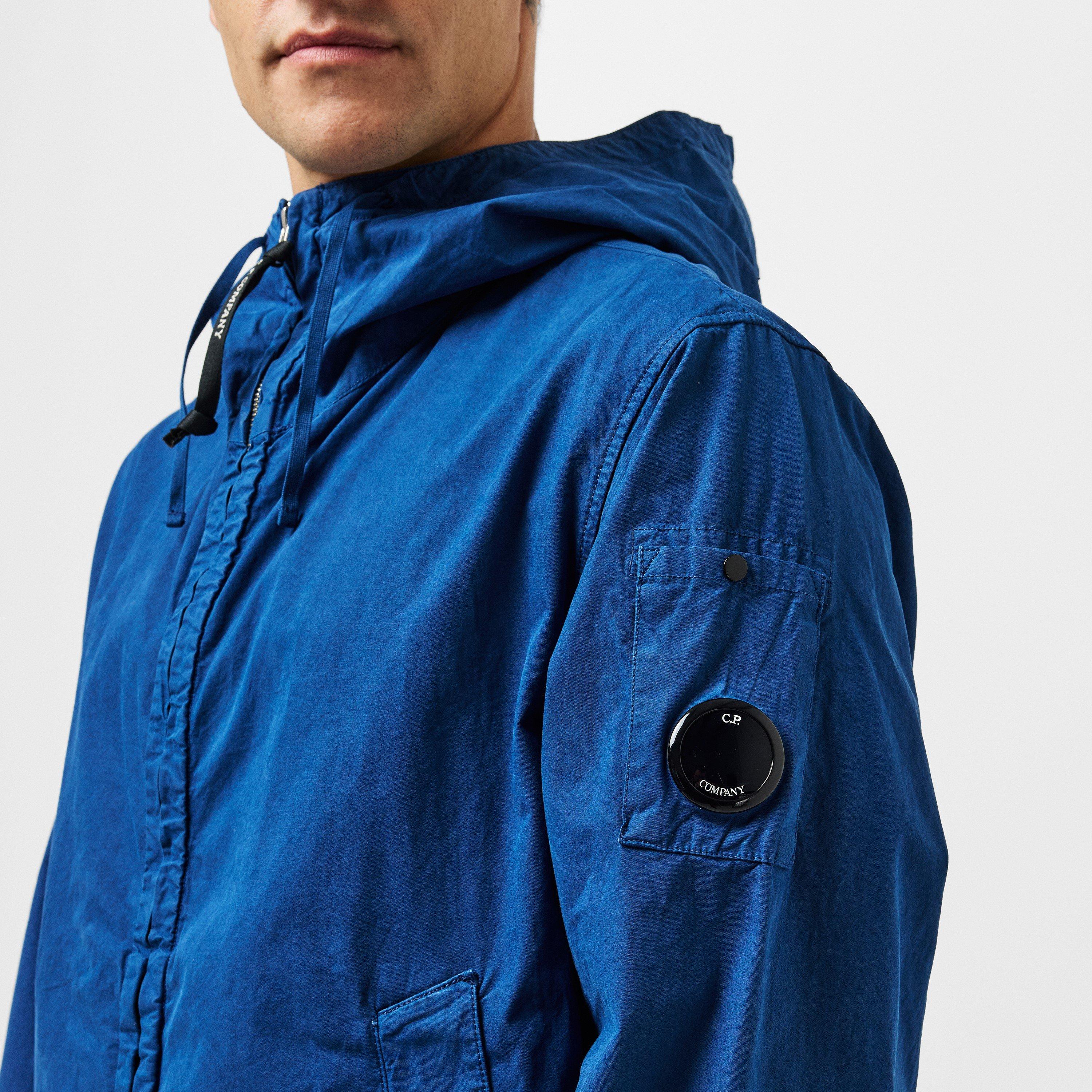Oceana 893 - CP Company - Men's  Garment Dyed Cotton Hooded Full Zip Long Sleeve Overshirt - 5