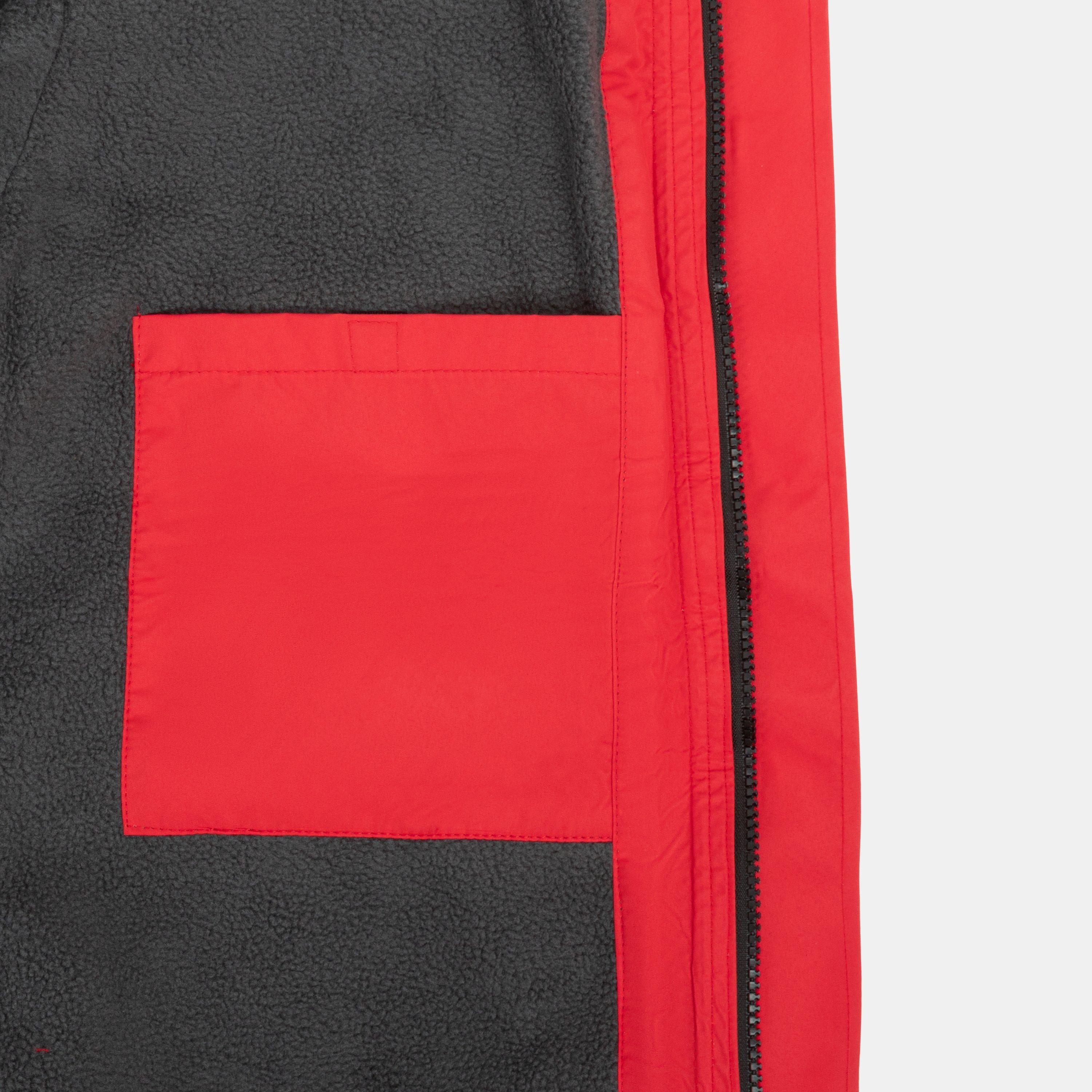 Red - Gelert - Men's  Fleece Lined Windproof Detachable Hood Parka - 7