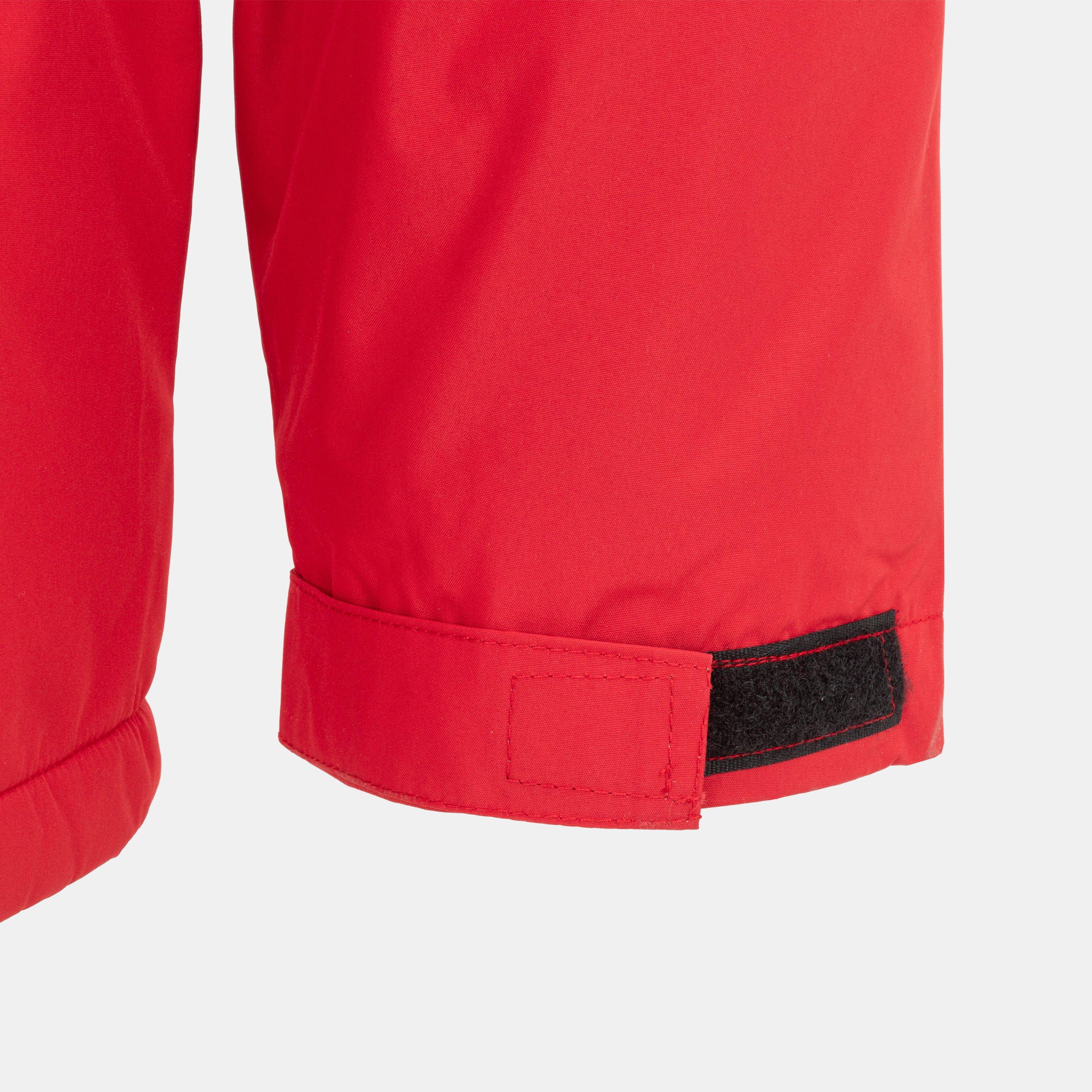 Red - Gelert - Men's  Fleece Lined Windproof Detachable Hood Parka - 5