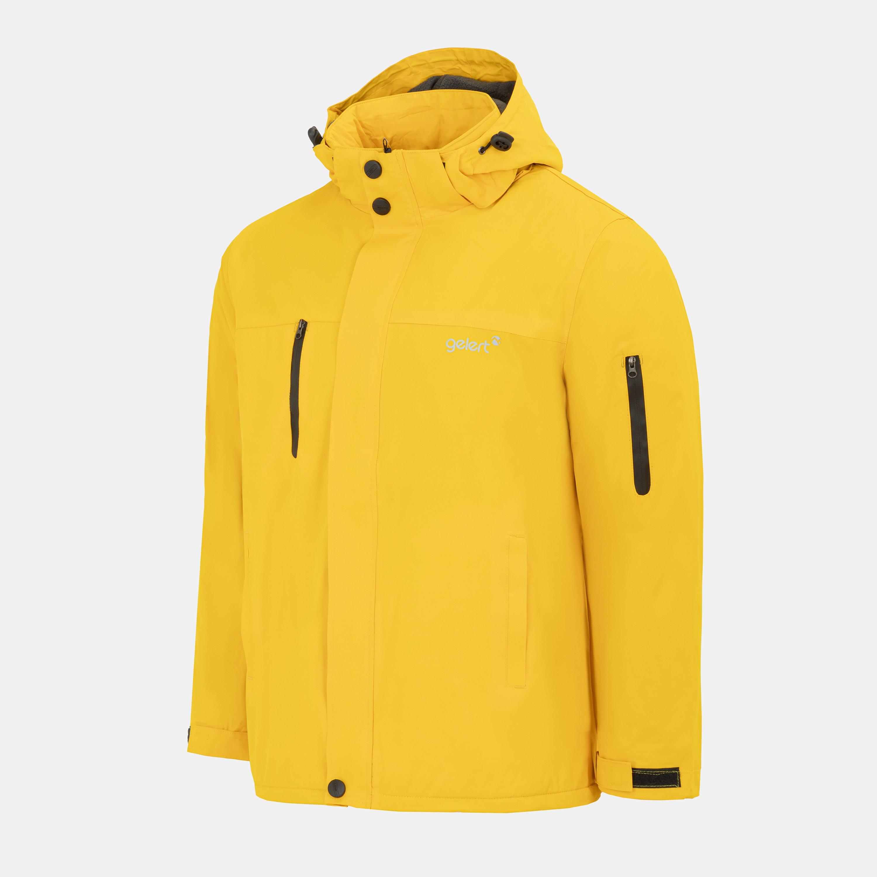 Giallo - Gelert - Fleece Lined Windproof Detachable Hood Parka - 3