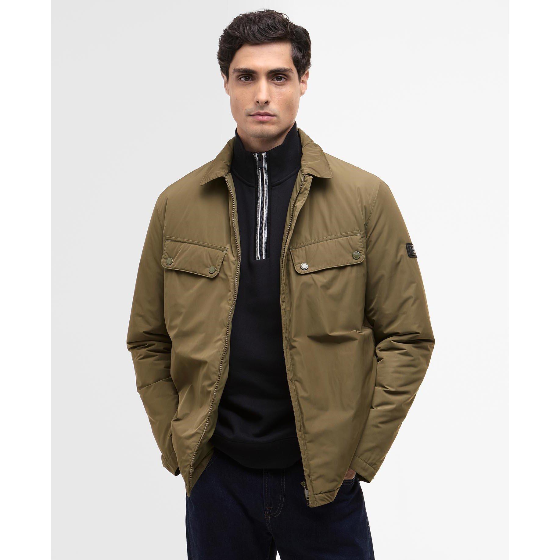 Light Sage - Barbour International - Mens Ariel Overshirt - 2