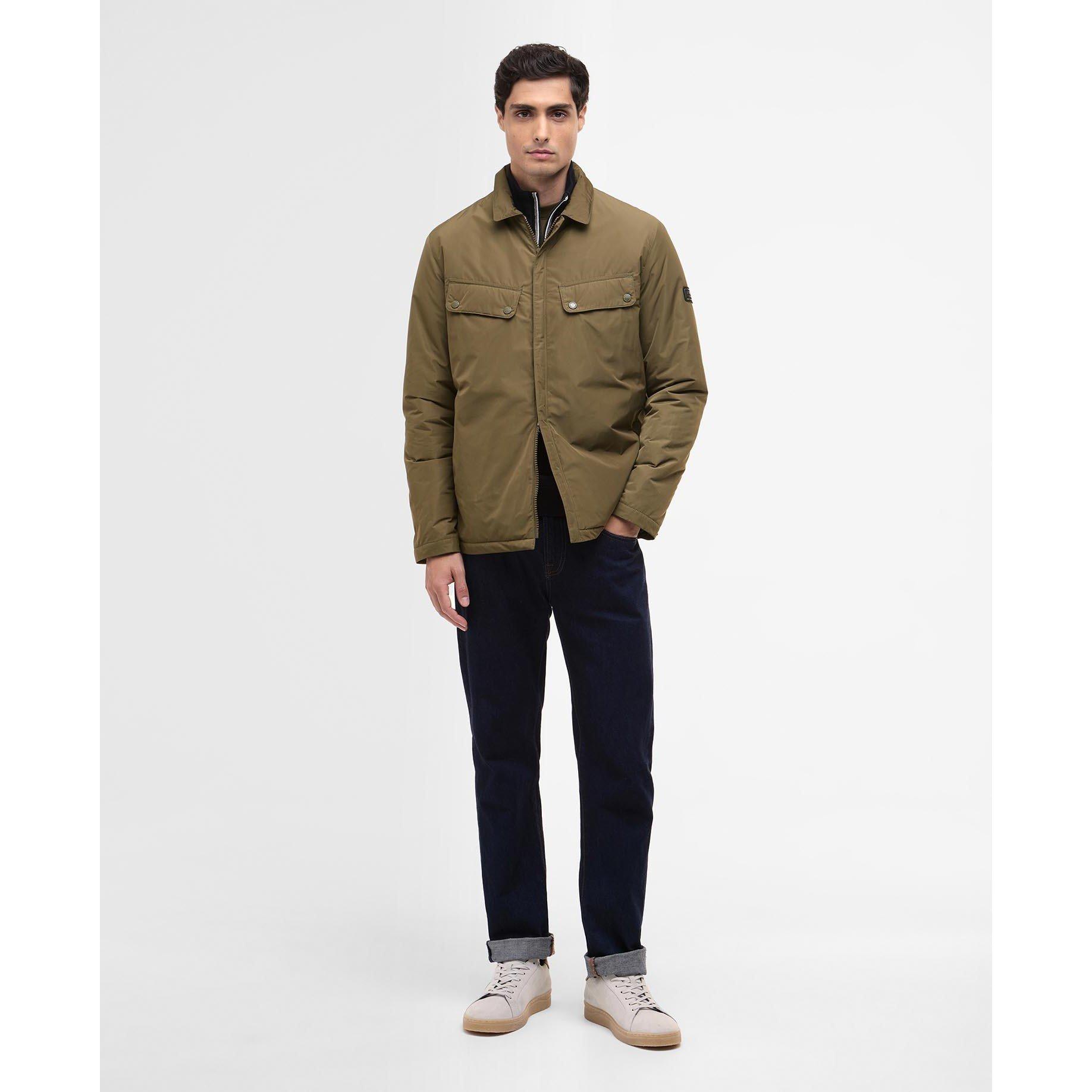 Light Sage - Barbour International - Mens Ariel Overshirt - 8