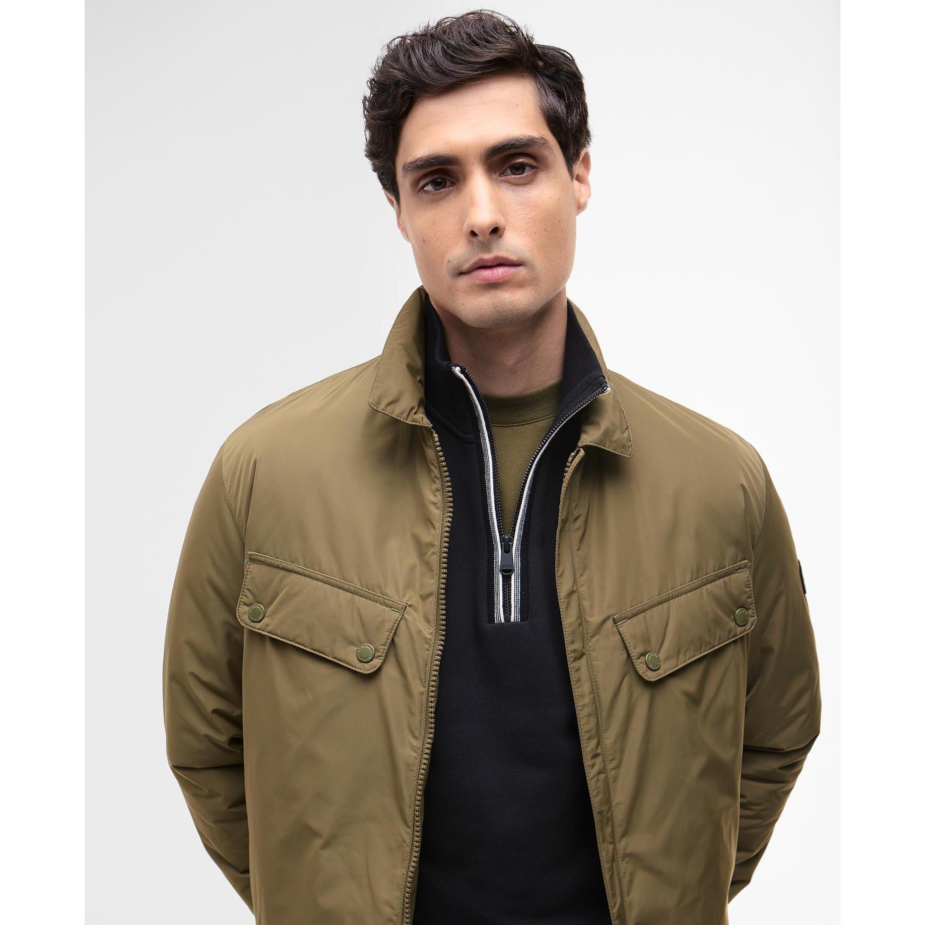 Light Sage - Barbour International - Mens Ariel Overshirt - 4