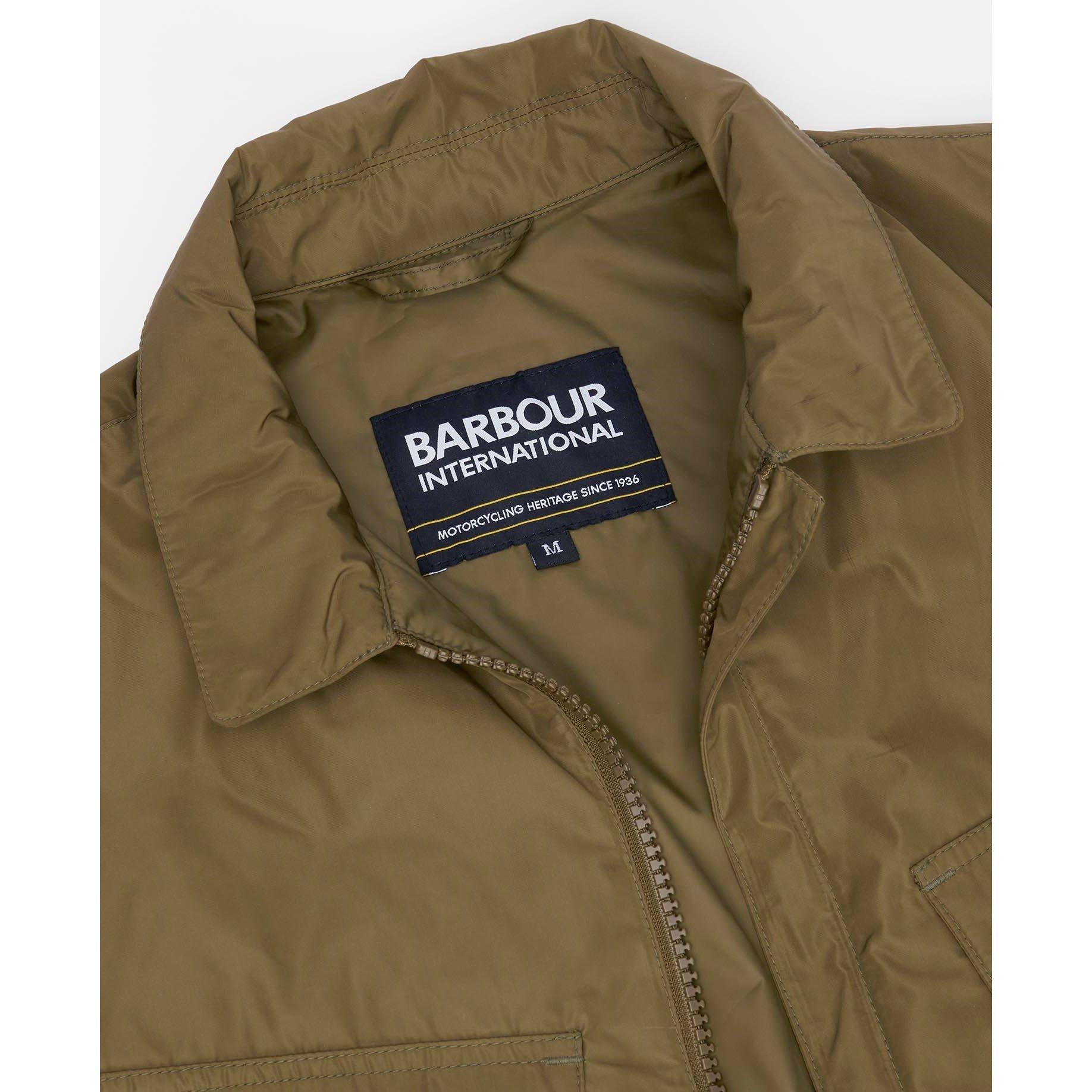 Light Sage - Barbour International - Mens Ariel Overshirt - 7