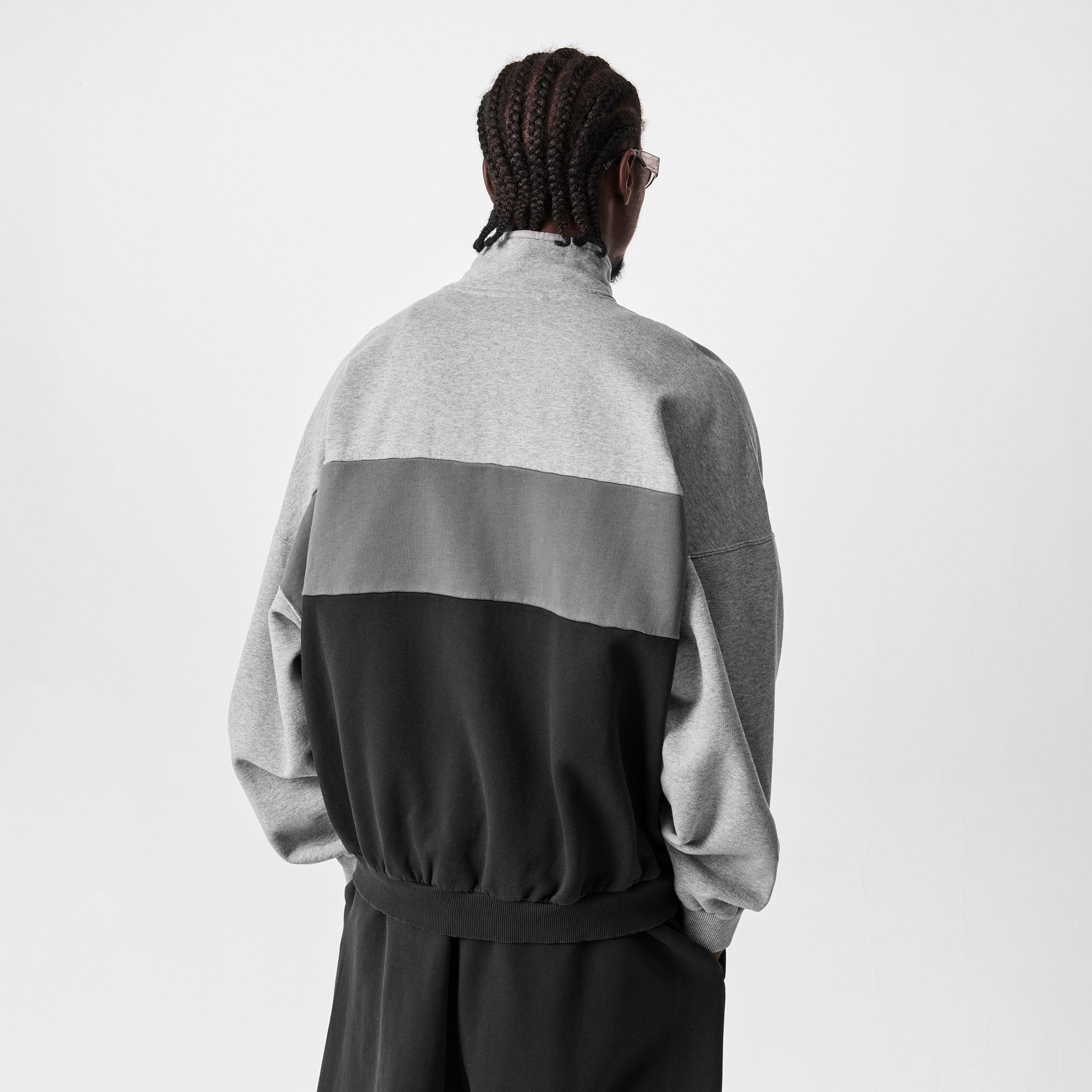 Heather Grey - Balenciaga - Men's Zipped Weather-Resistant Softshell Jacket - 4