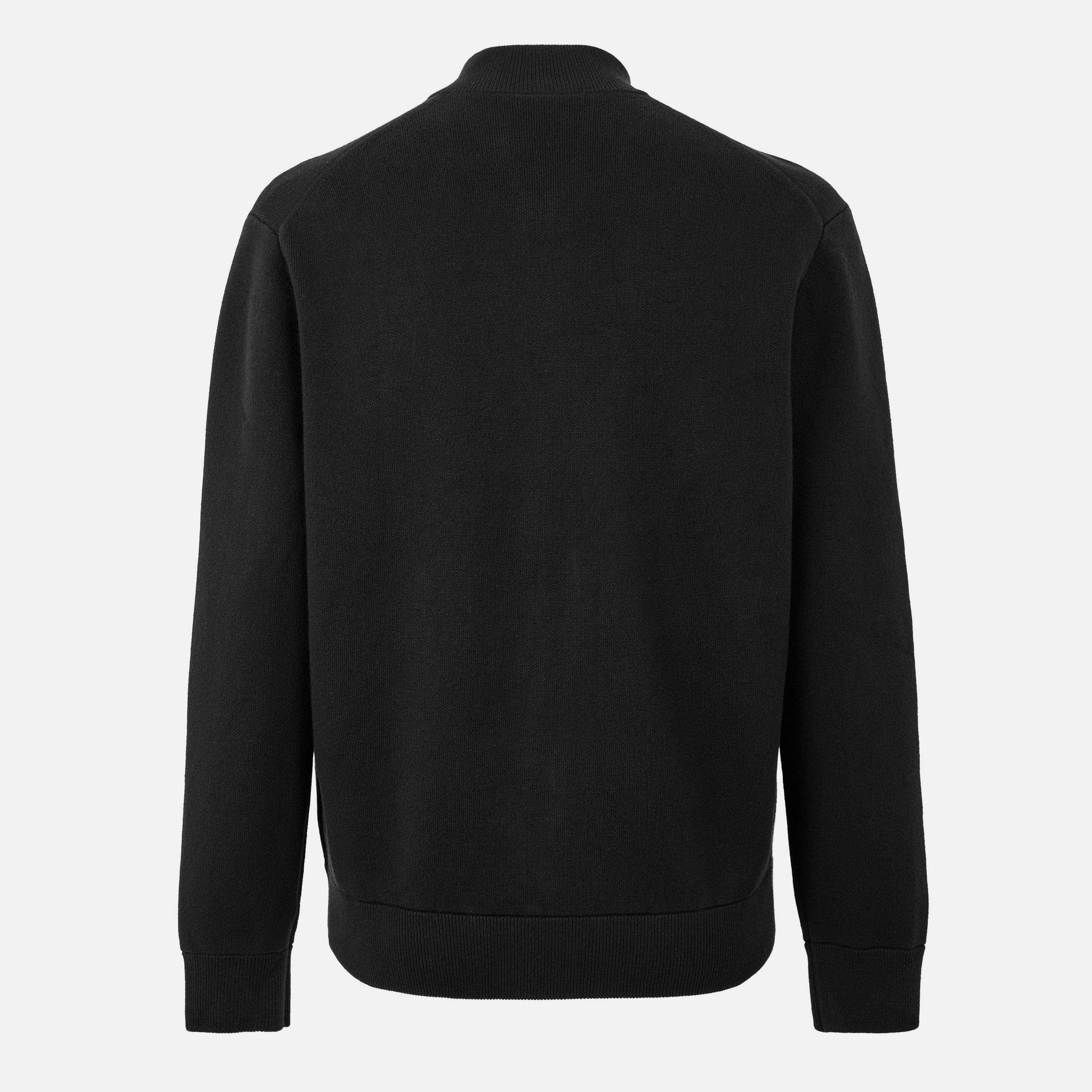 Black 031 - Lacoste - Men's Ribbed Bomber Jacket - 2