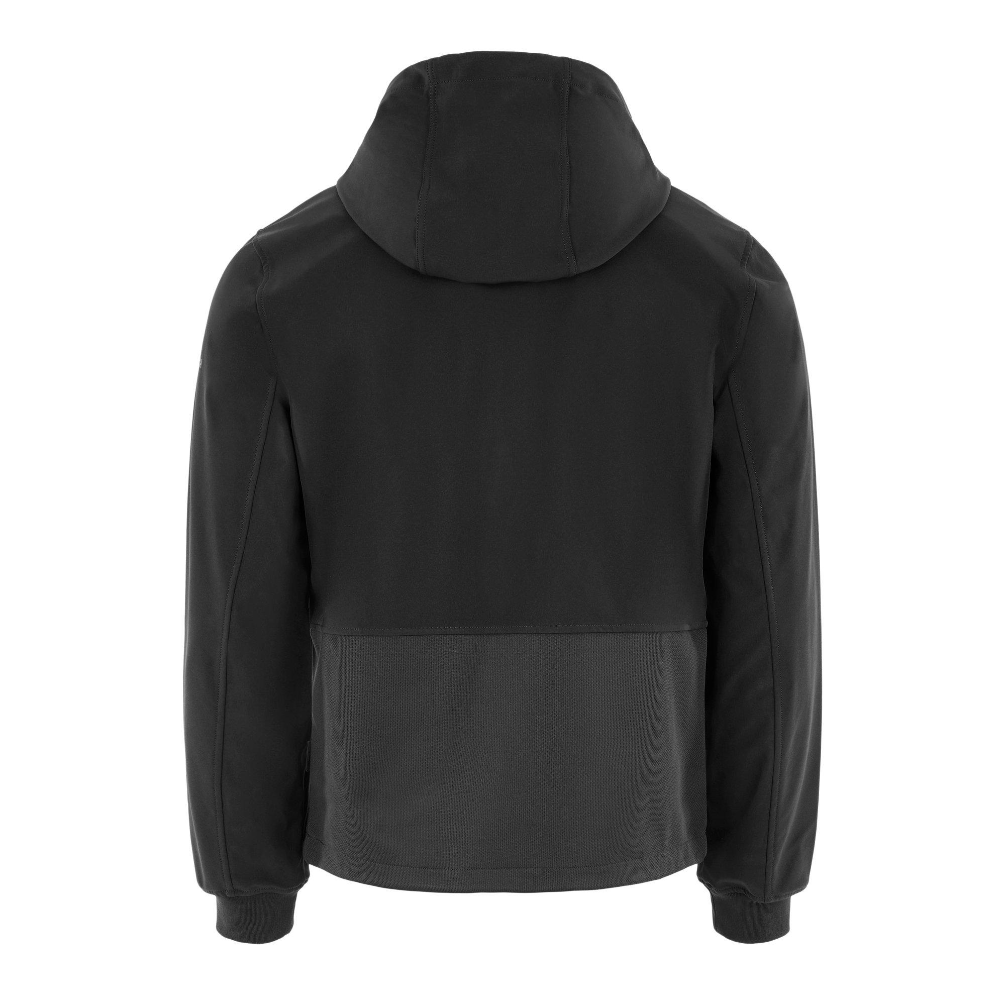 Black - Woolrich - Men's  Hooded Long Sleeve Softshell Jacket - 2