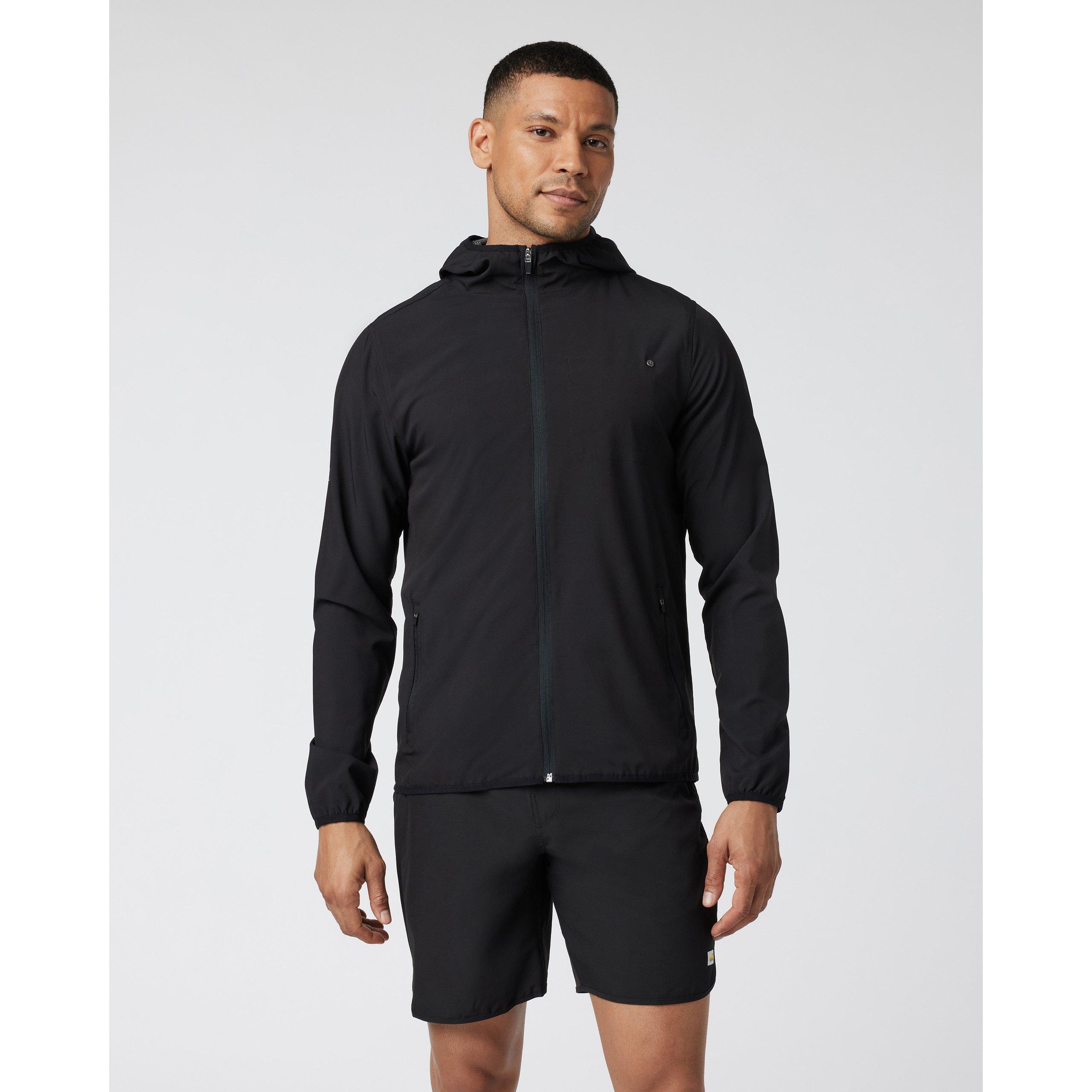Black - Vuori - Men's Shell Performance Training Jacket - 2
