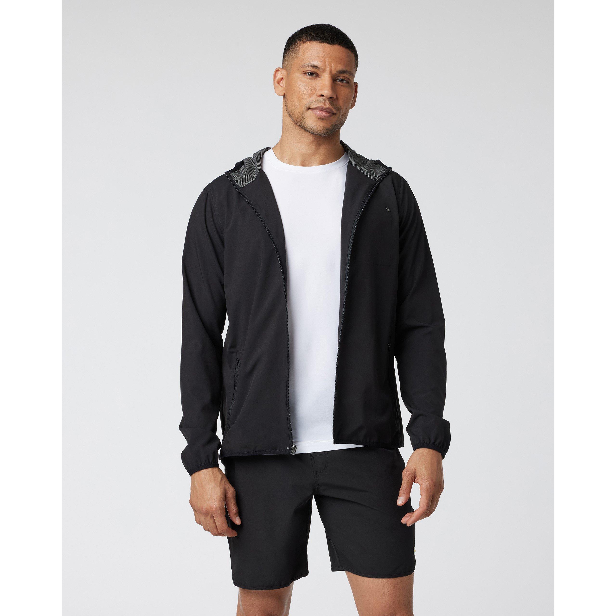 Black - Vuori - Men's Shell Performance Training Jacket - 4