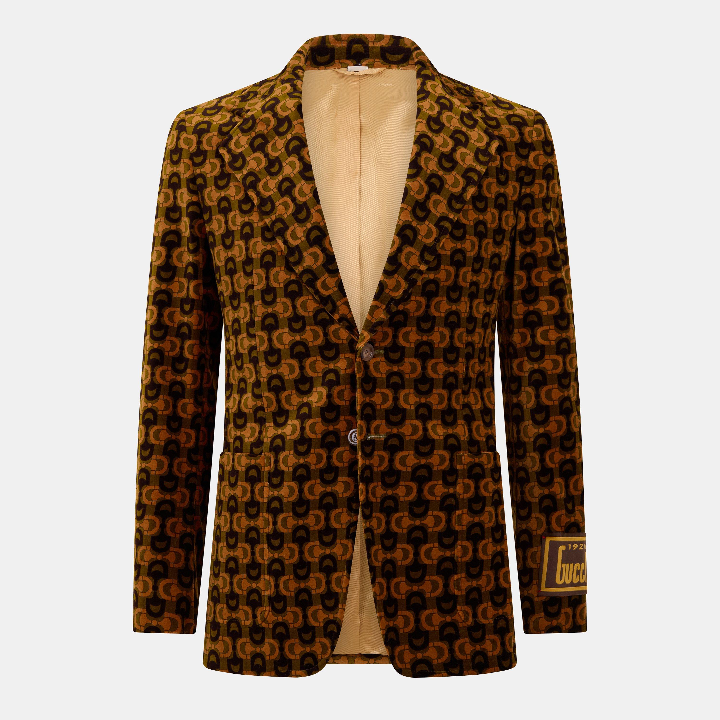 Green/Ebony/Mc - Gucci - Men's  Tailored Fit Softshell Jacket - 1