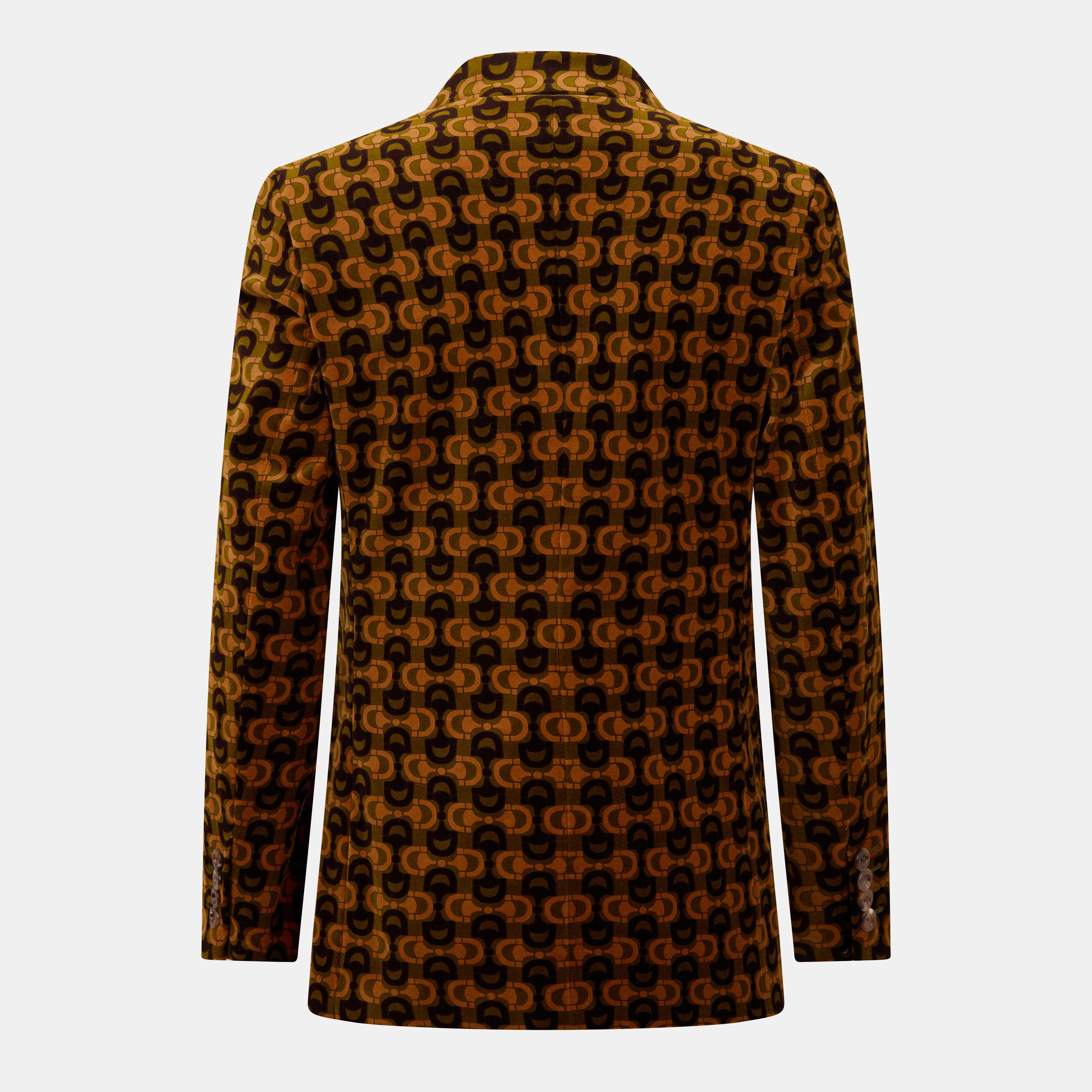 Green/Ebony/Mc - Gucci - Men's  Tailored Fit Softshell Jacket - 2