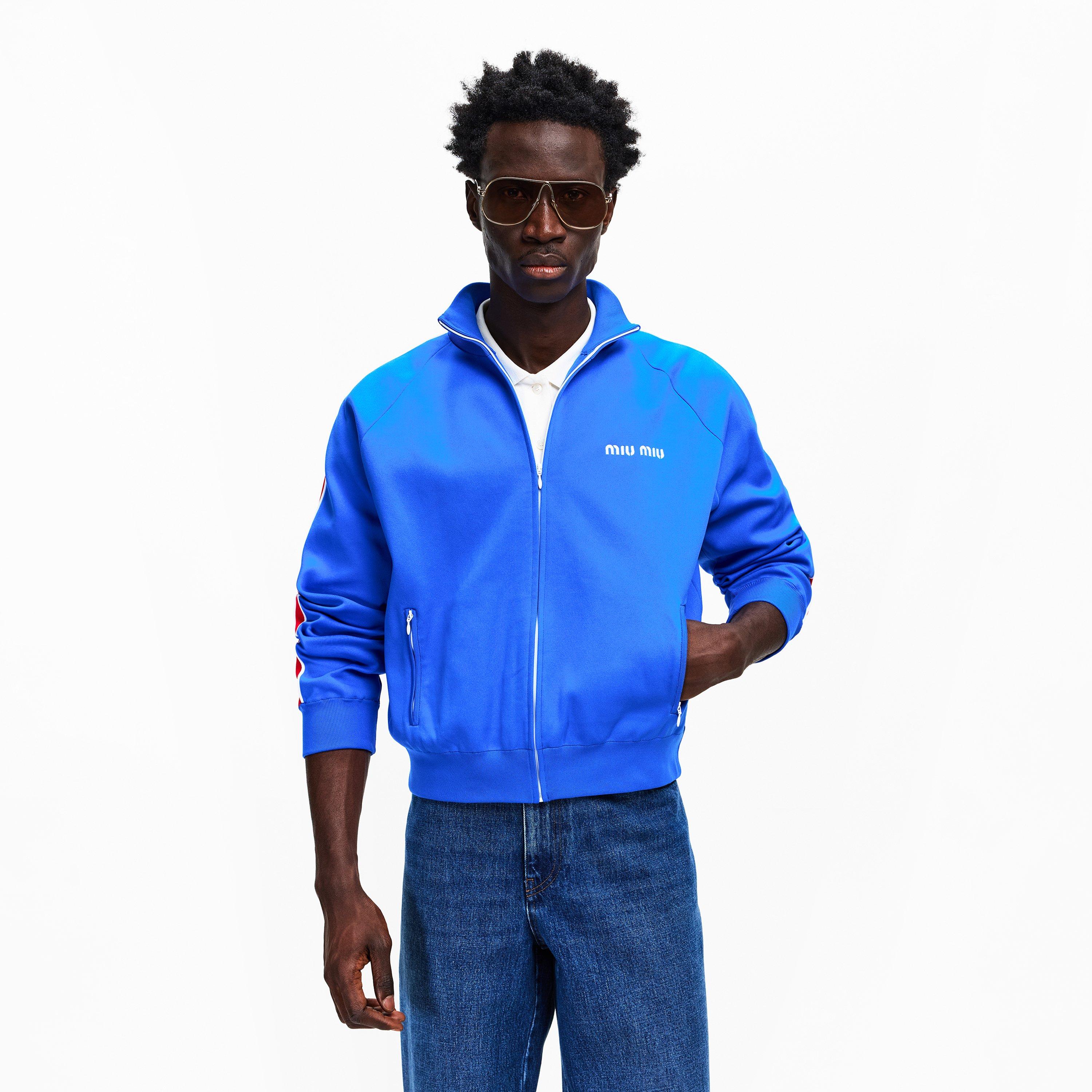 Bluette Rosso - Miu Miu - Mens Technical Track Jacket - 3