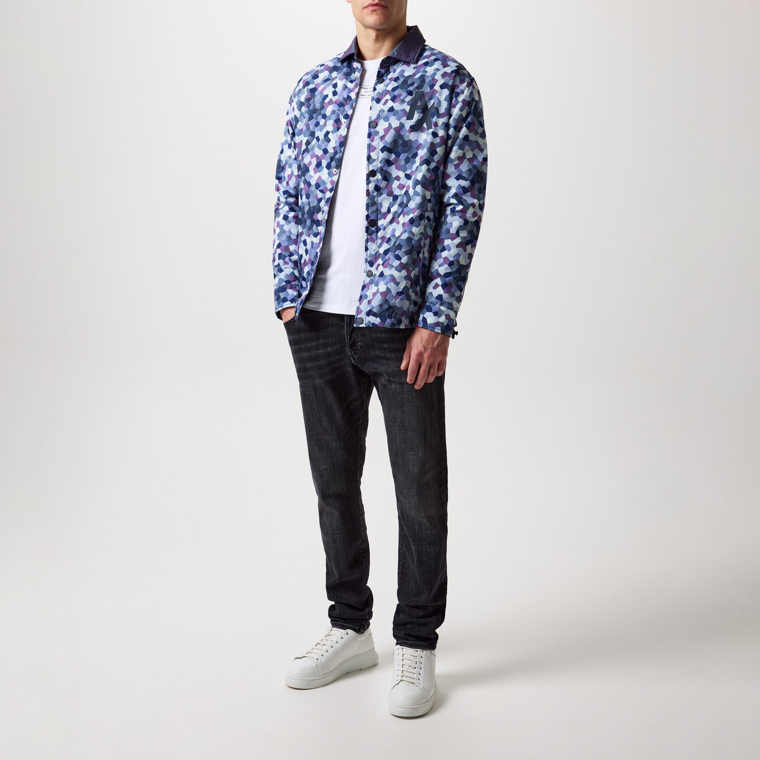 Purple Cosmo - Armani Exchange - Men's Bomber Jacket - 4