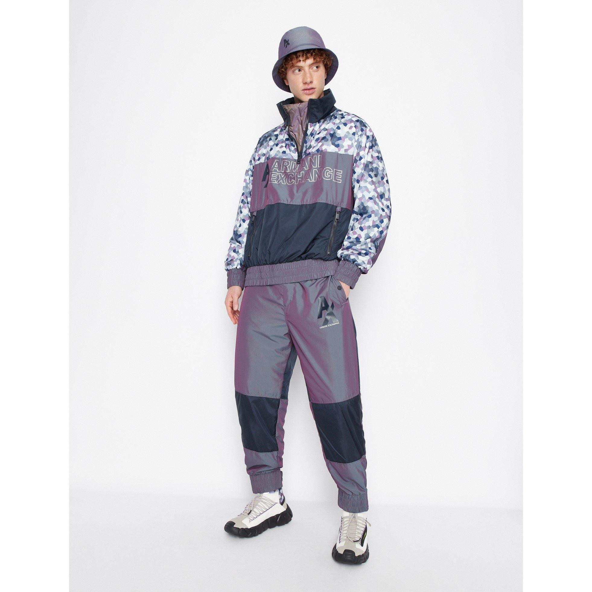 Cosmo viola - Armani Exchange - Men's Lightweight Ribbed Trim Bomber Jacket - 3