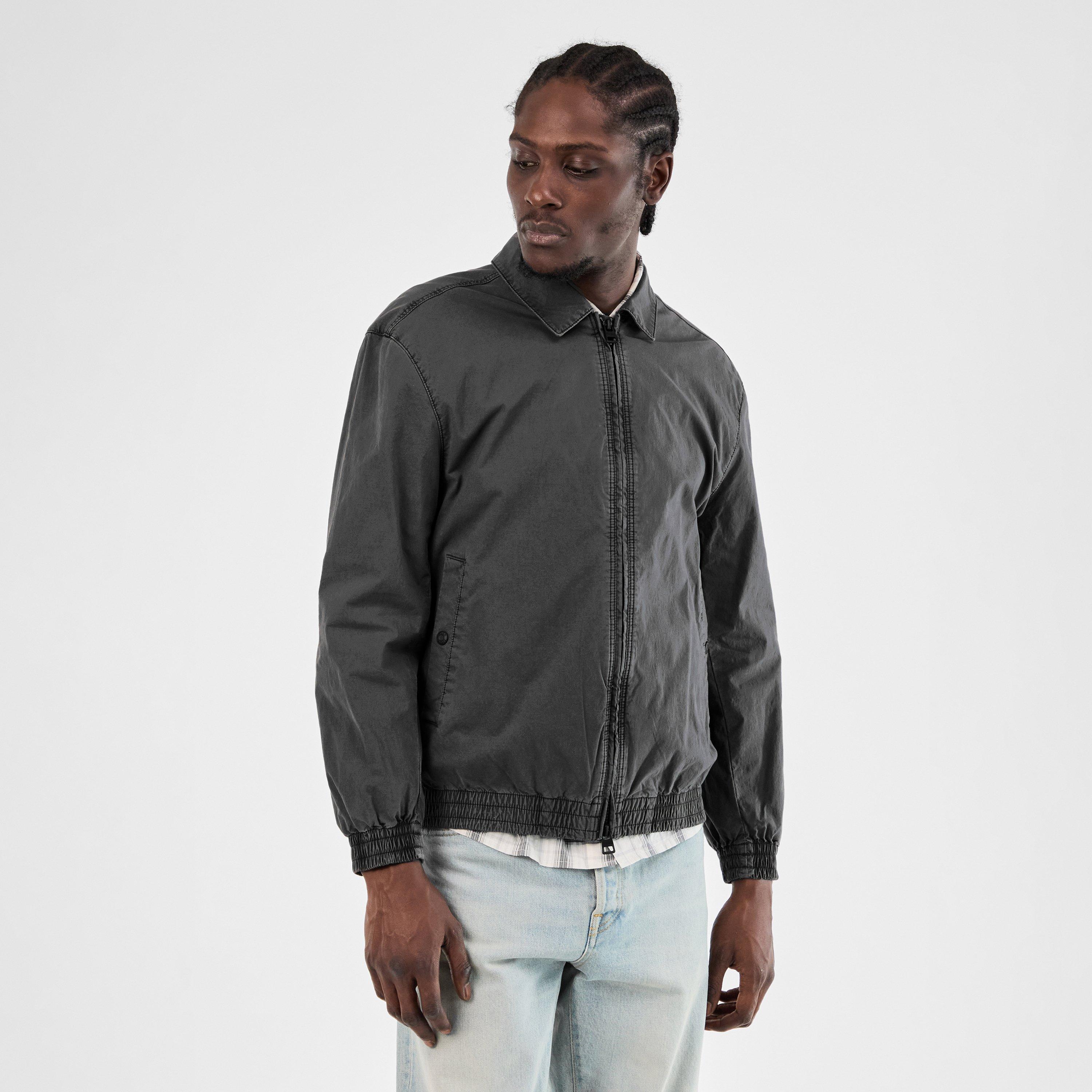 Dark Grey - Hugo - Men's Weather-Resistant Streamlined Fit Softshell Jacket - 3