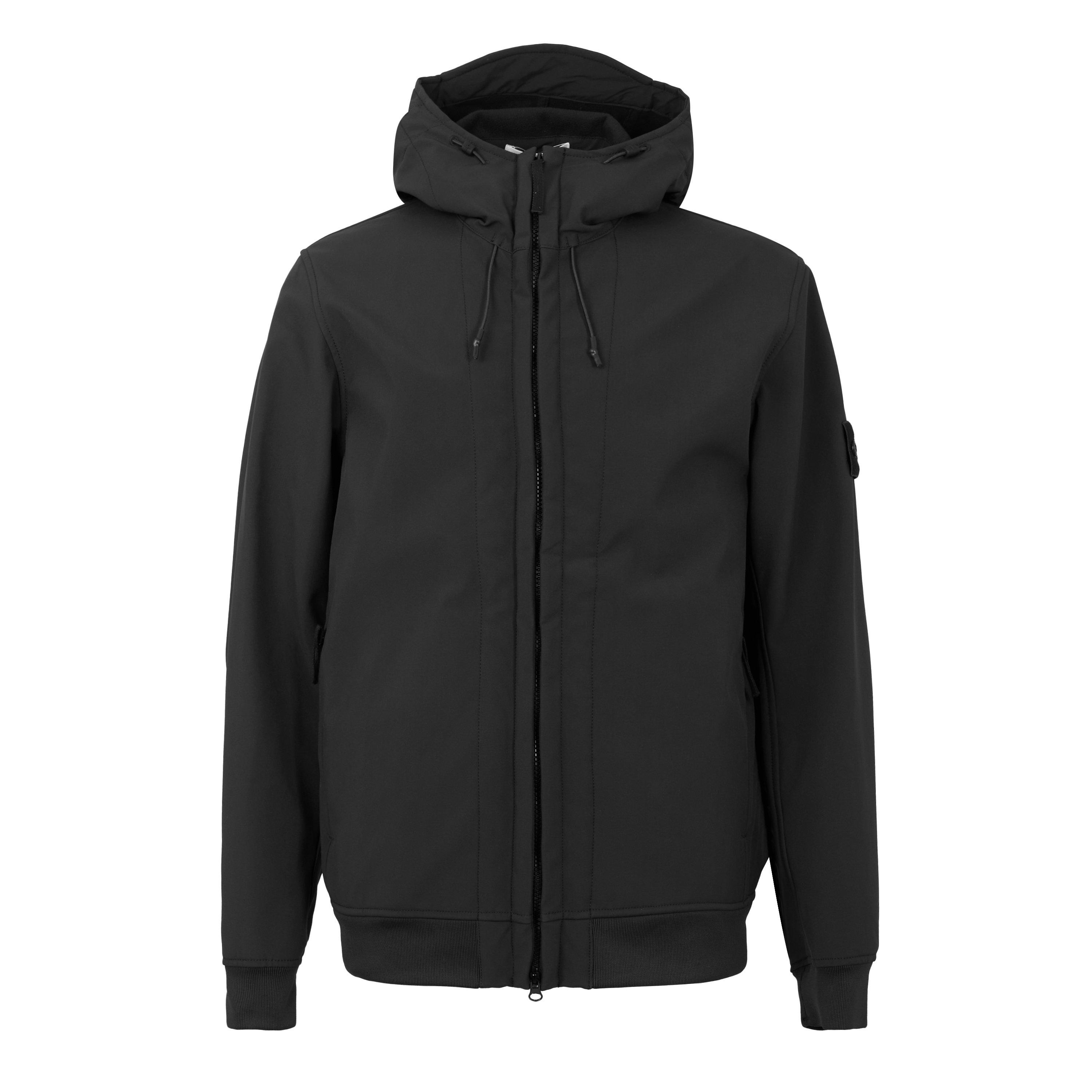 Black V0029 - Stone Island - Stone Softshell Jkt Sn64 - 1