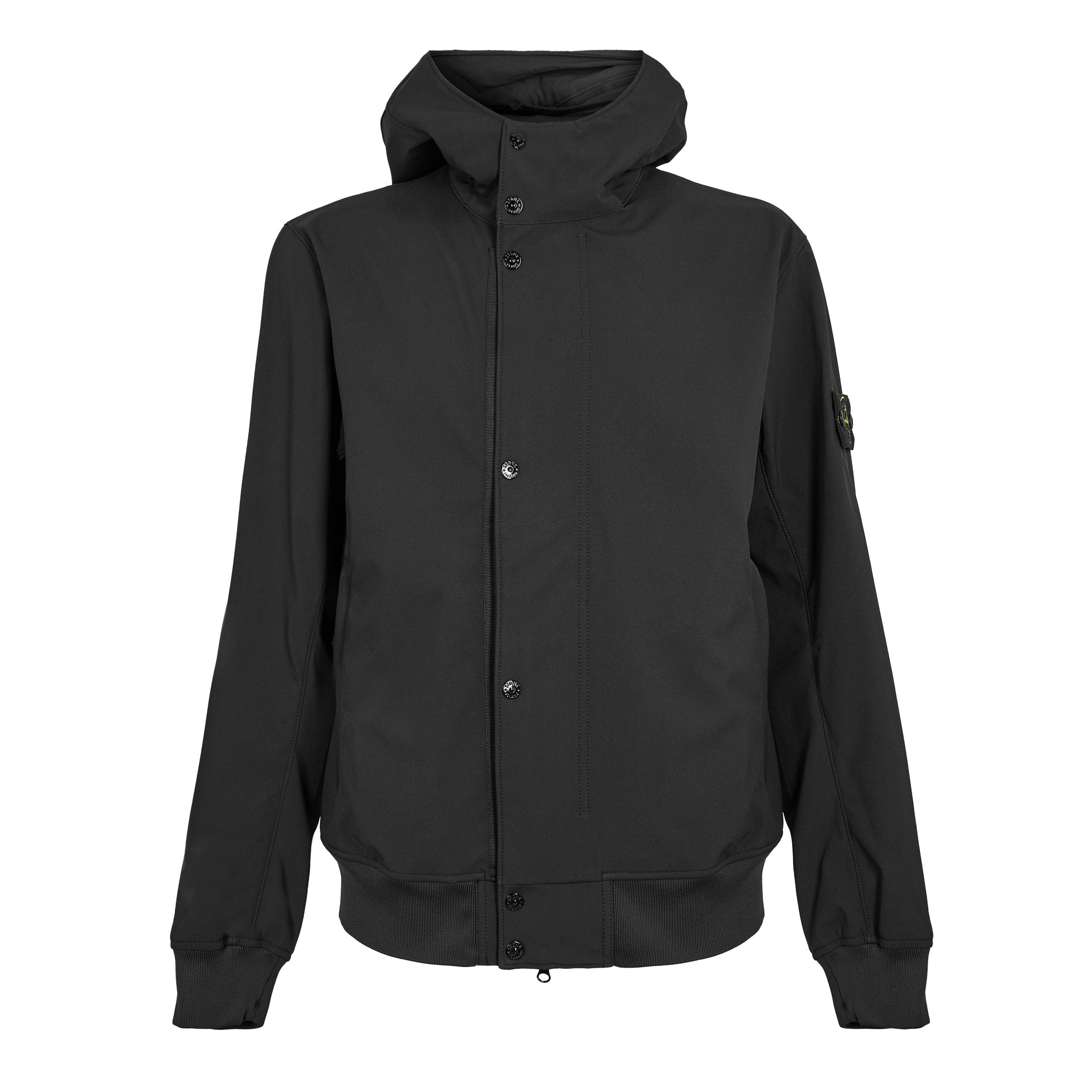 Black V0029 - Stone Island - Men's Softshell Jacket - 1