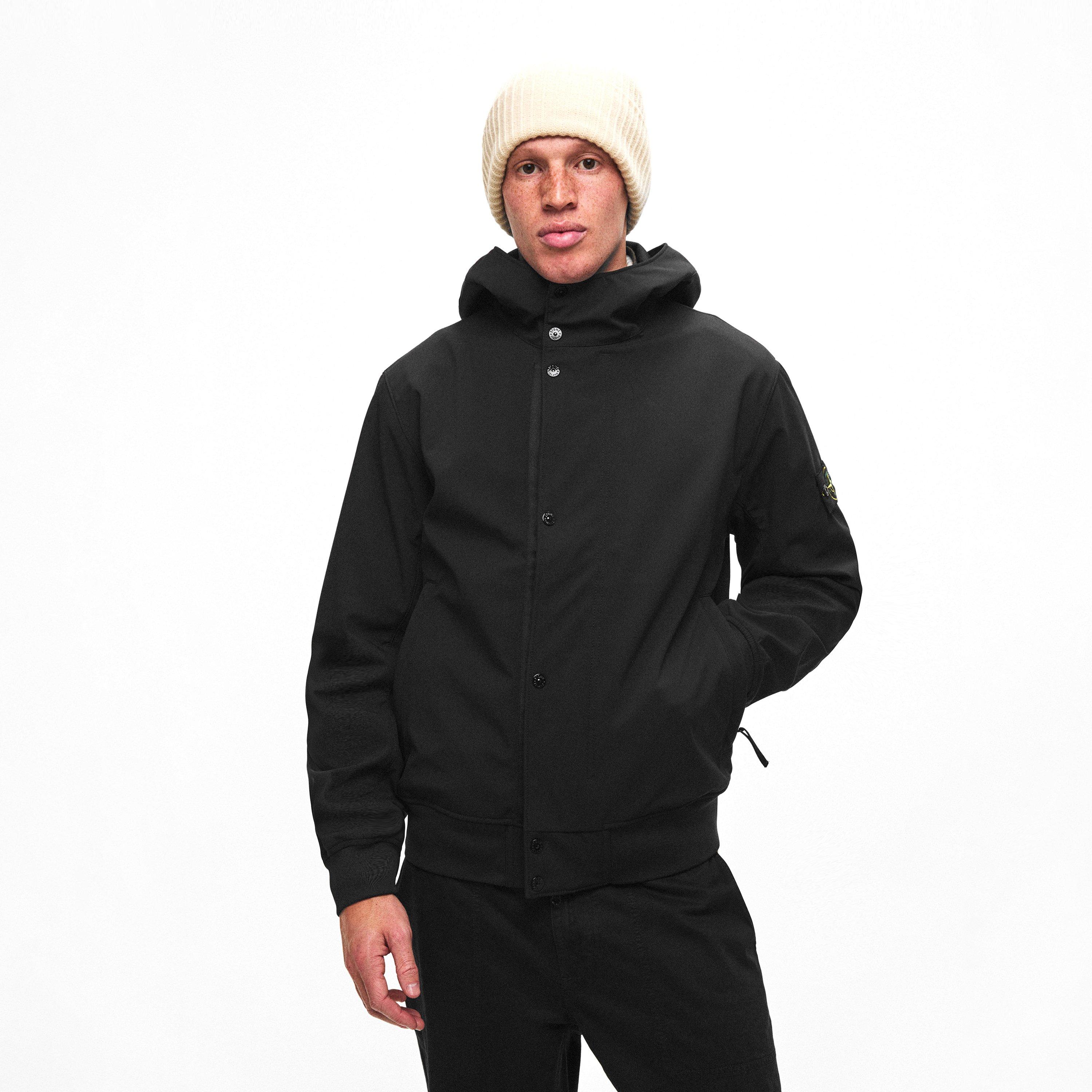 Black V0029 - Stone Island - Stone Softshell Jkt Sn62 - 3