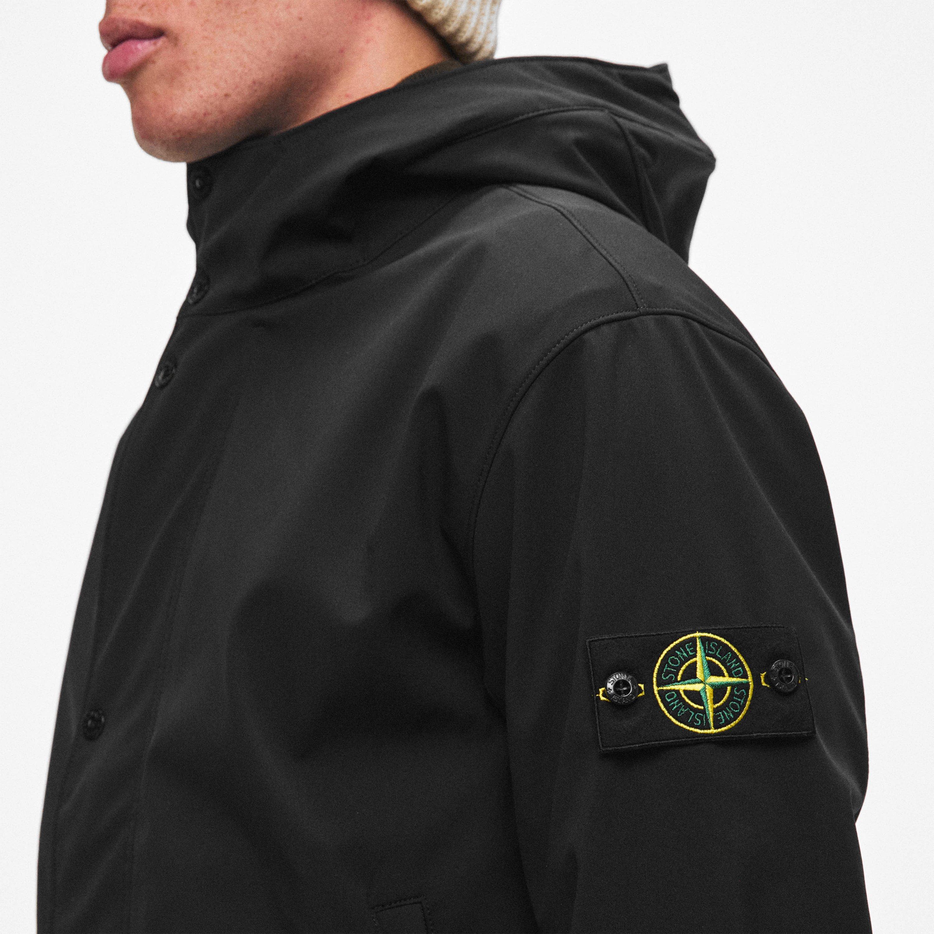 Black V0029 - Stone Island - Stone Softshell Jkt Sn62 - 5