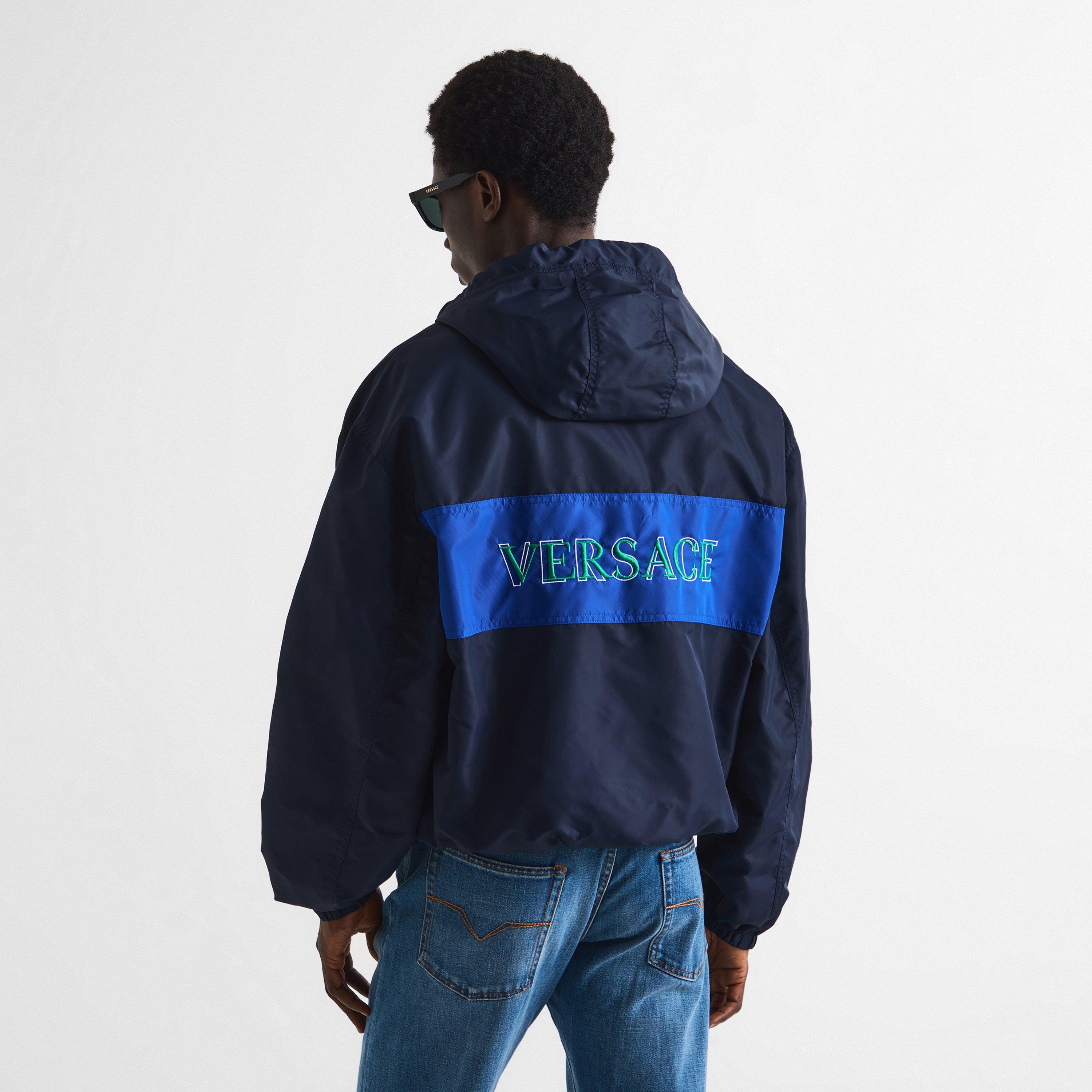 Navy - Versace - Versace LG Windbreak Sn64 - 4