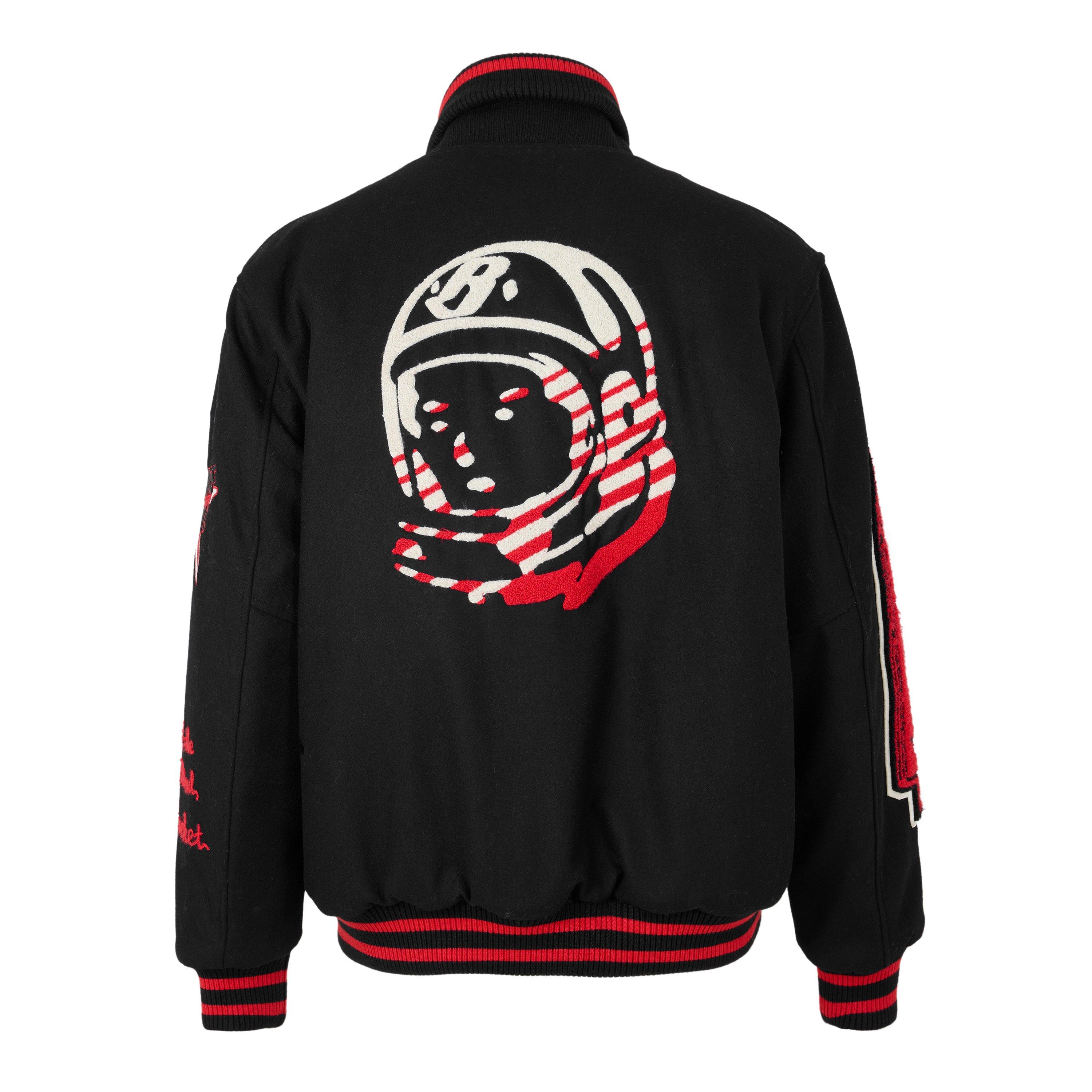 BLACK - Billionaire Boys Club - Men's BBC Script OG Wool Varsity Jacket - 2