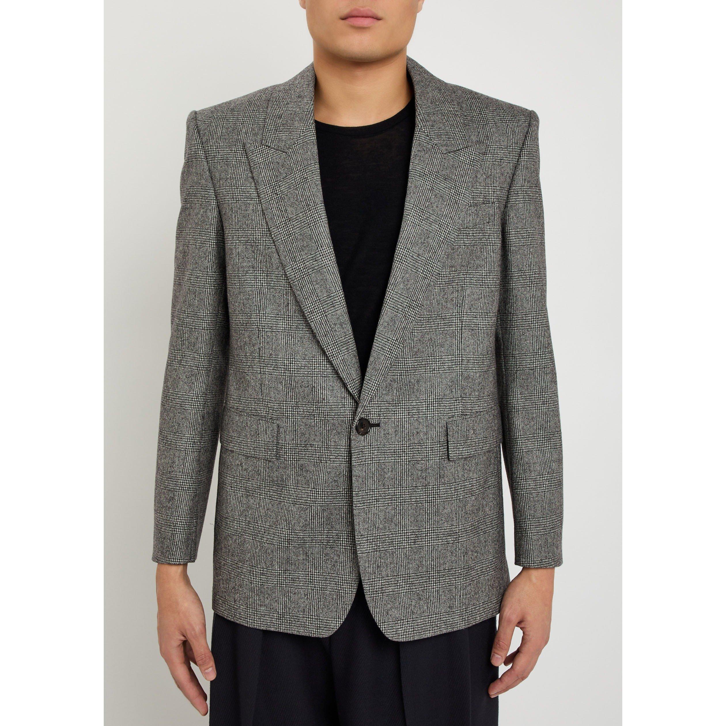 BLACK - Saint Laurent - SL VESTE UN BOUTON COL CRANTE - 2
