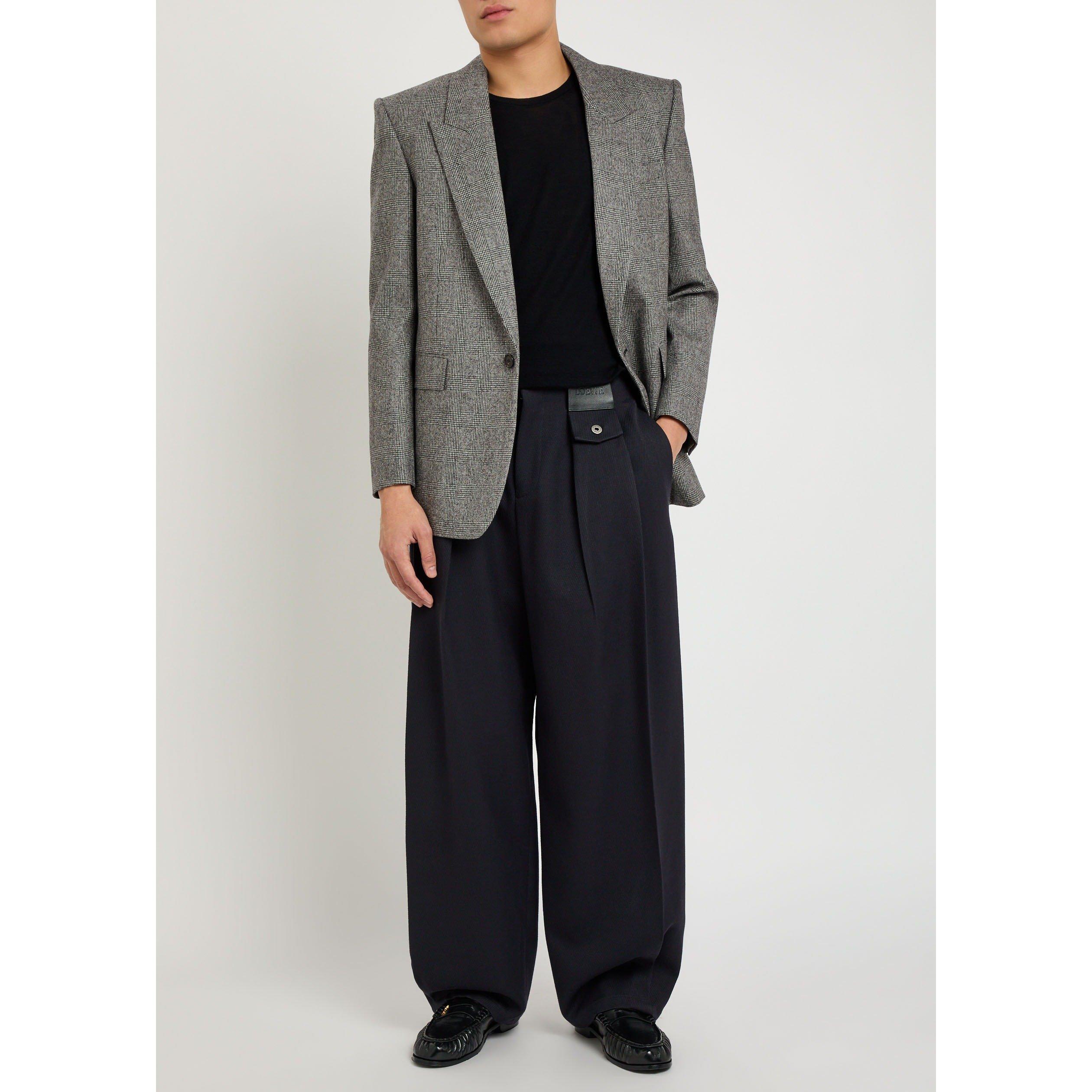 BLACK - Saint Laurent - SL VESTE UN BOUTON COL CRANTE - 5