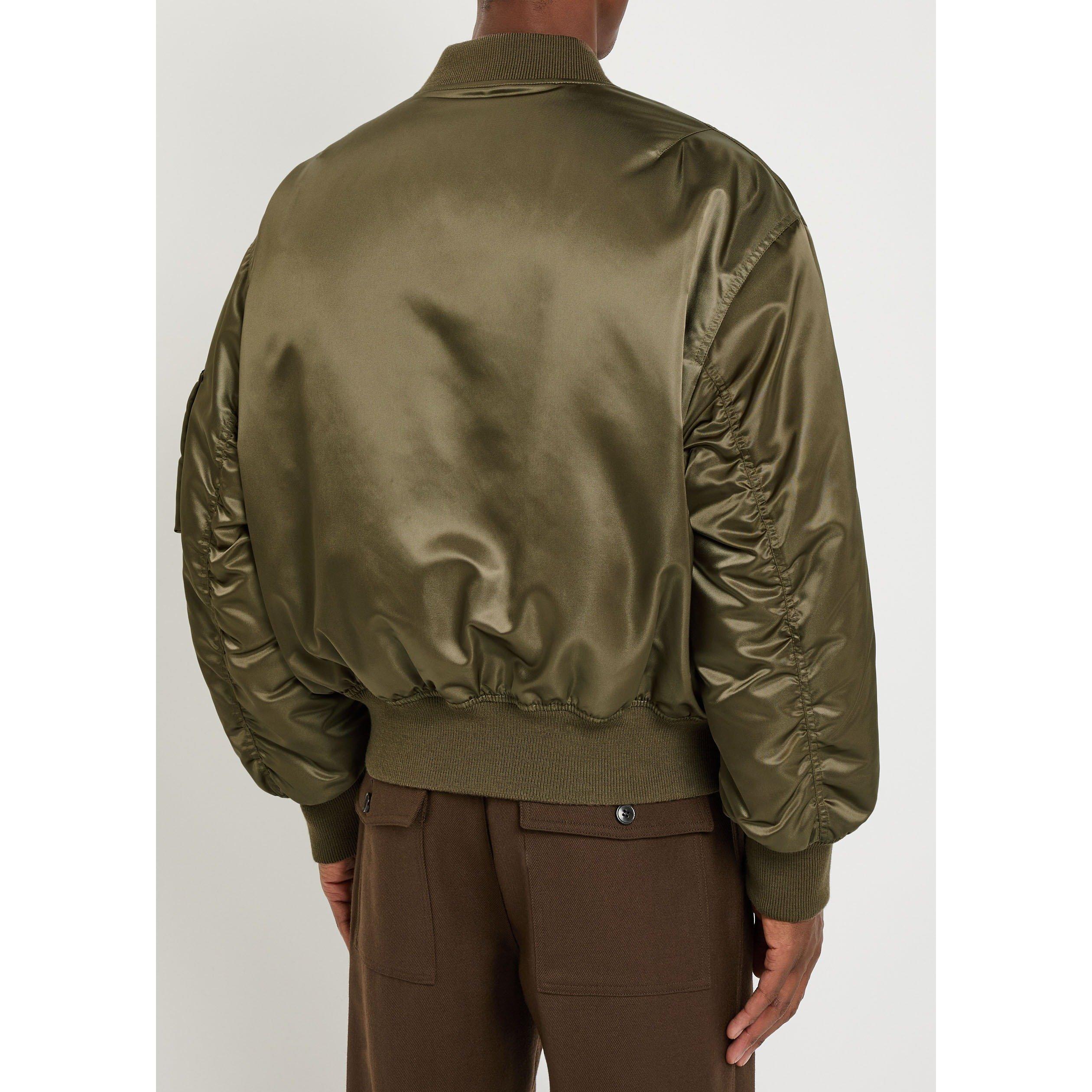 KHAKI - Saint Laurent - SL BOMBER AMPLE TECH BRIL WR - 3