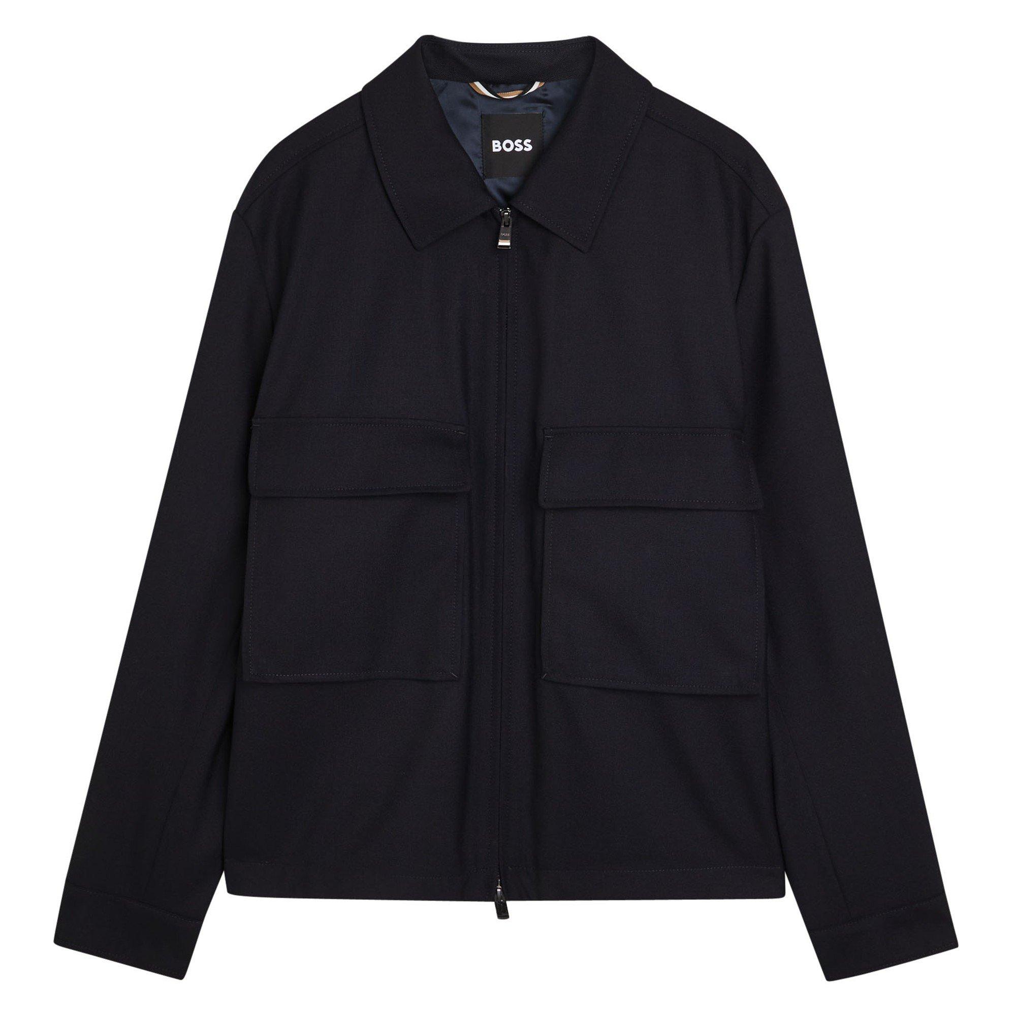 NAVY - Boss - BOSS JKT WOOL 2 PKT - 1