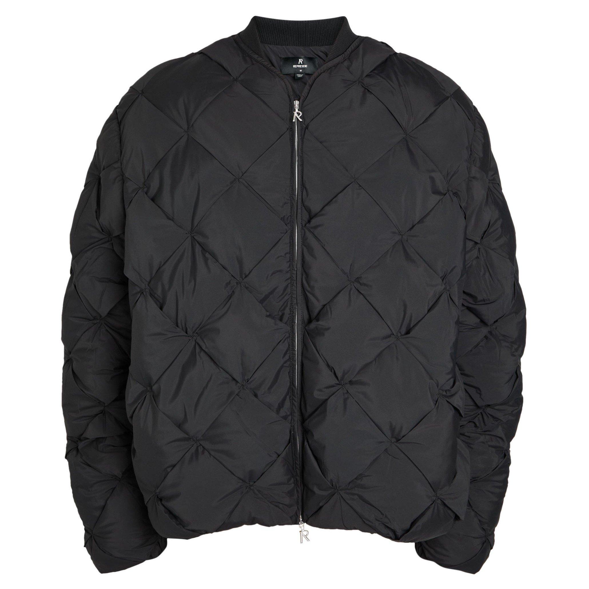 BLACK - Represent - Men's Pillow Puffer Short Jacket - 1