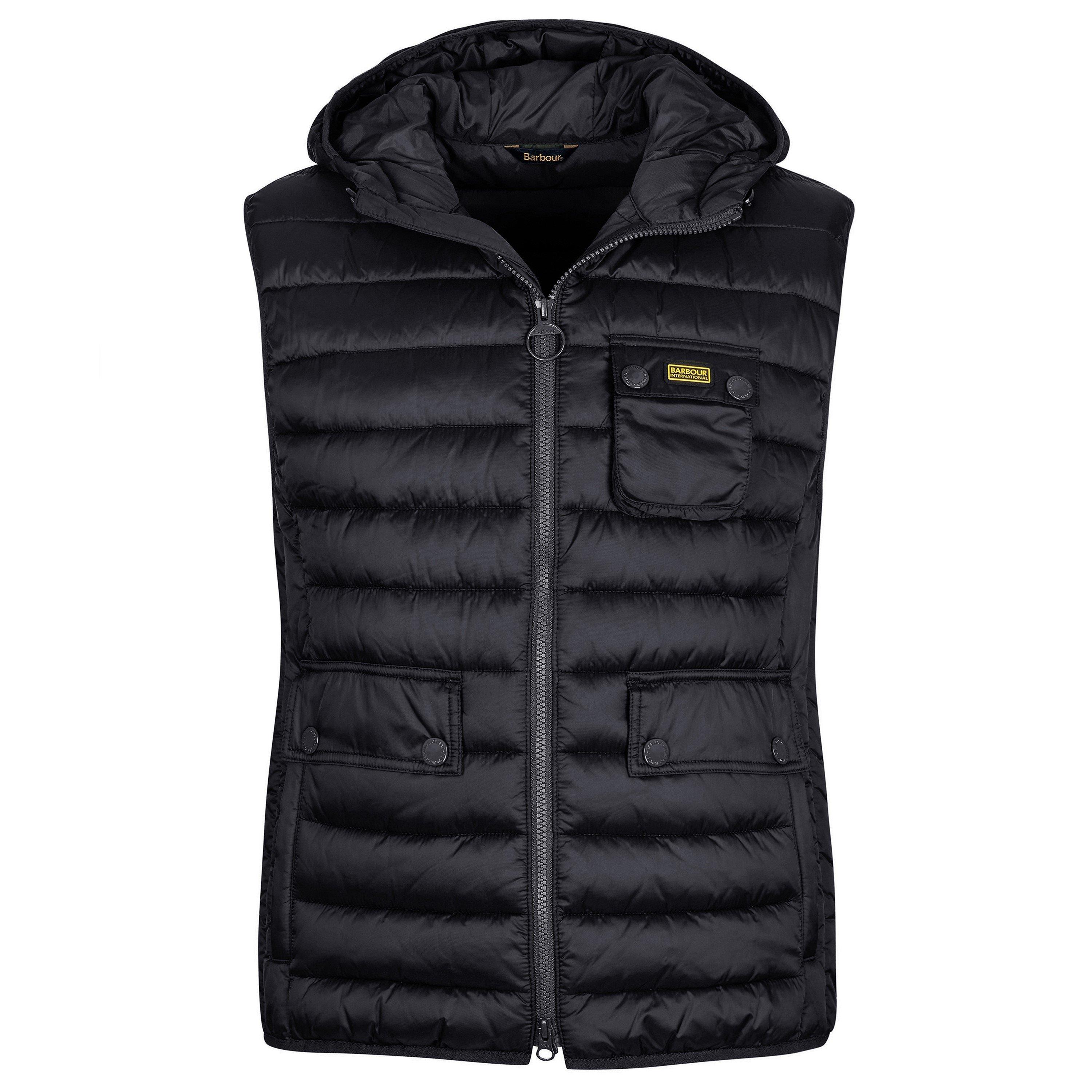 Black BK91 - Barbour International - Mens Ouston Gilet - 1