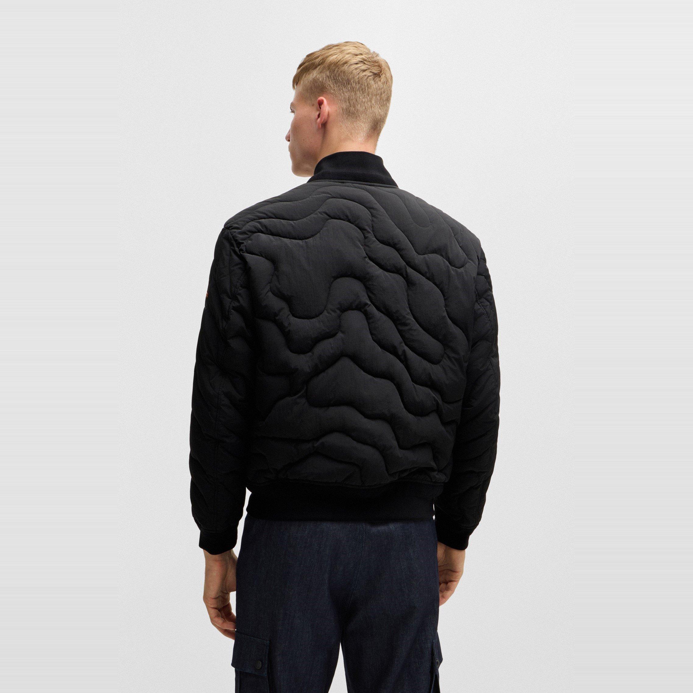 Black - Boss - Men's Omapy Bomber Jacket - 2