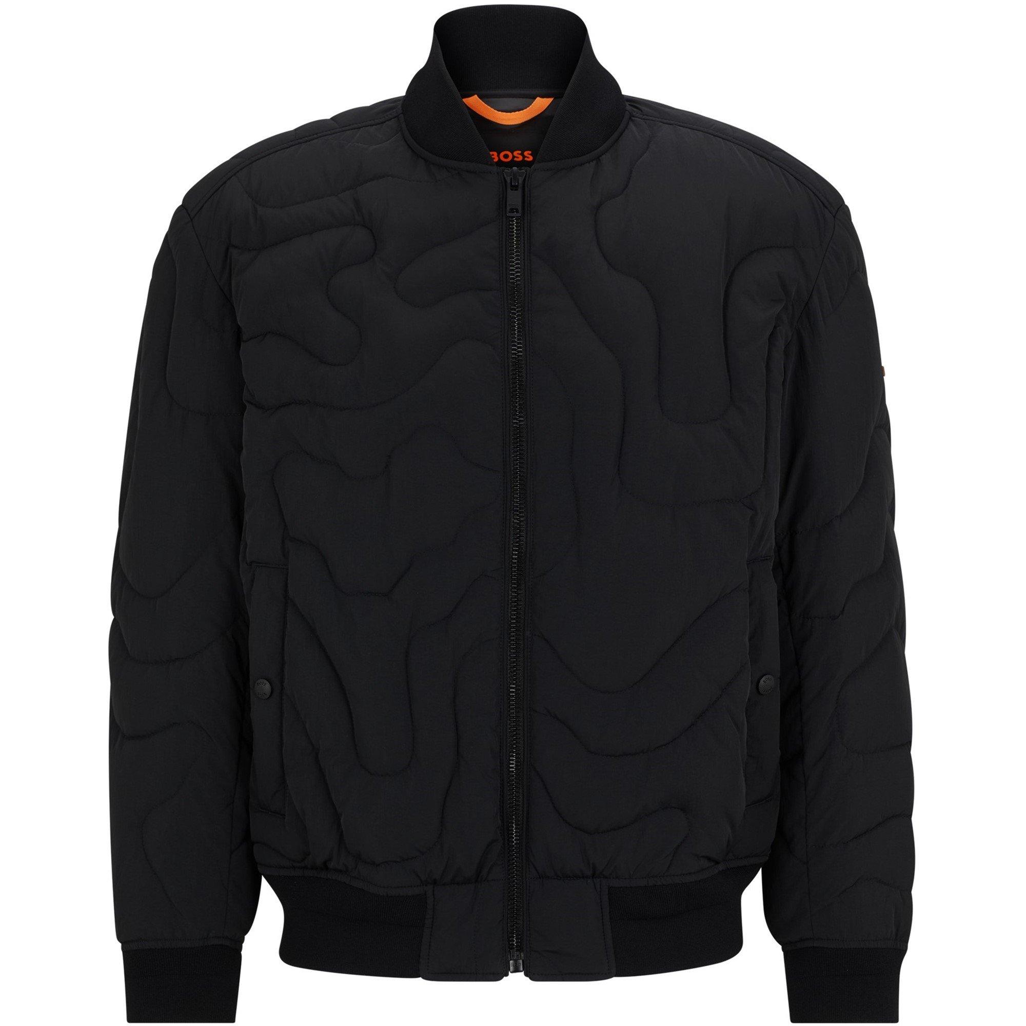 Black - Boss - Men's Omapy Bomber Jacket - 6
